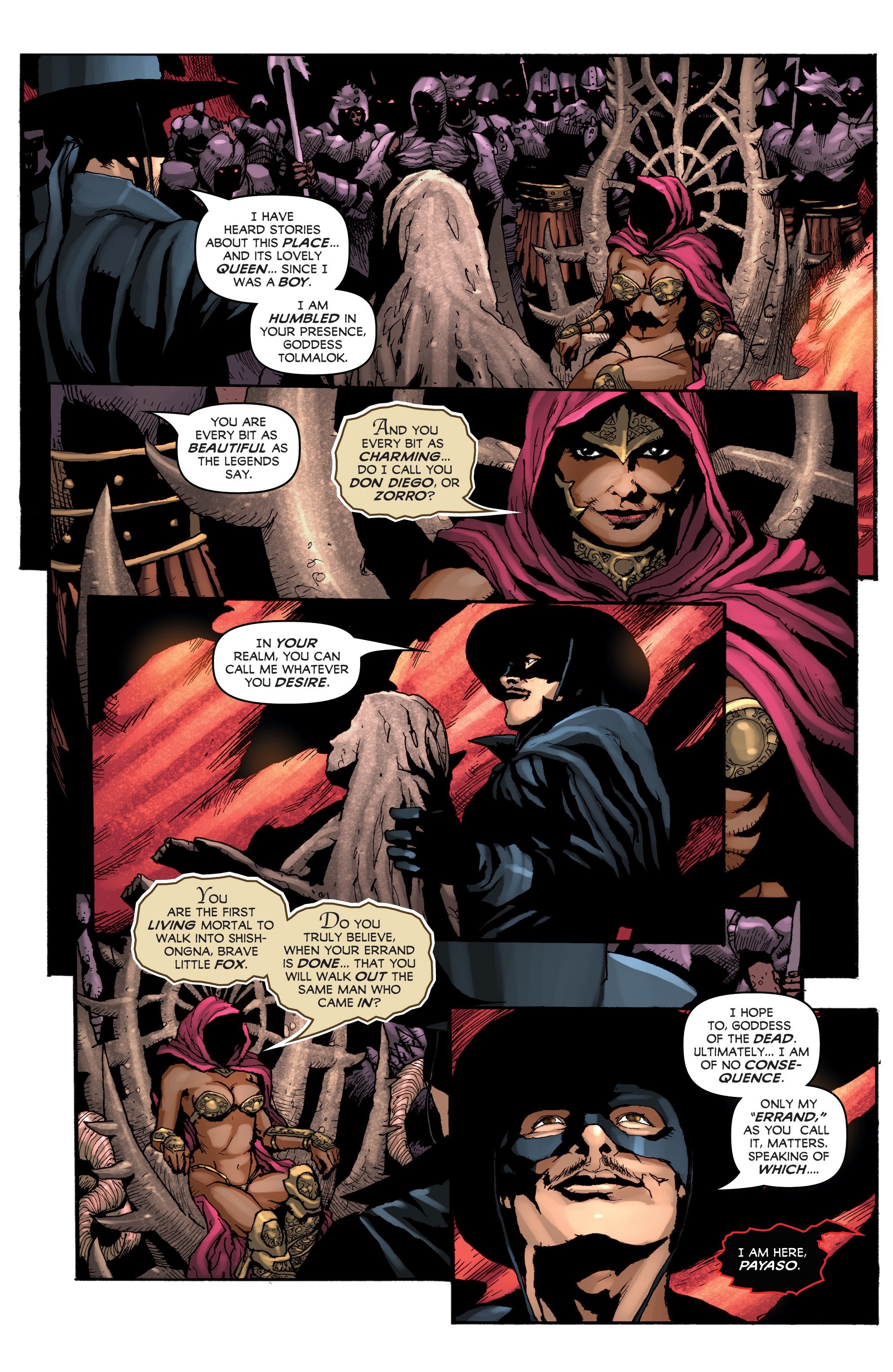 Read online Zorro: Swords of Hell comic -  Issue #4 - 6