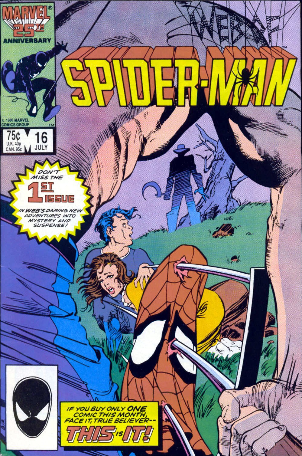 Read online Web of Spider-Man (1985) comic -  Issue #16 - 1