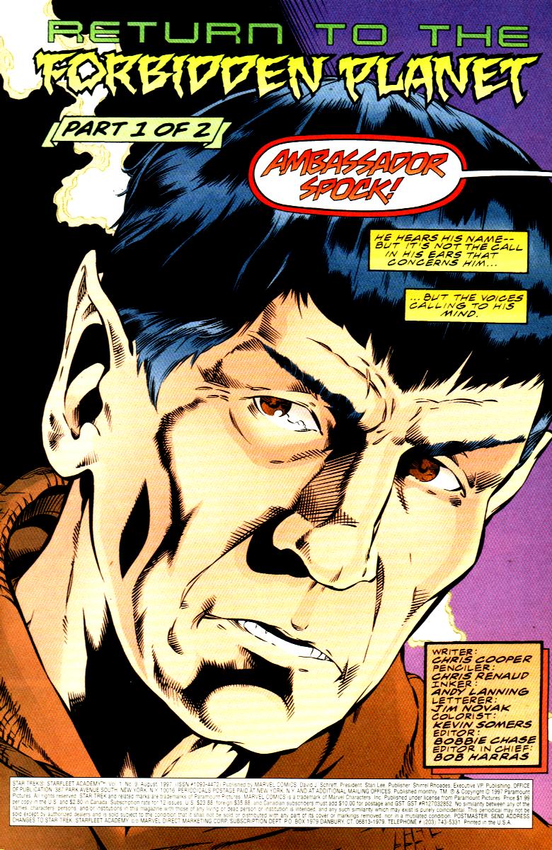 Read online Star Trek: Starfleet Academy (1996) comic -  Issue #9 - 2