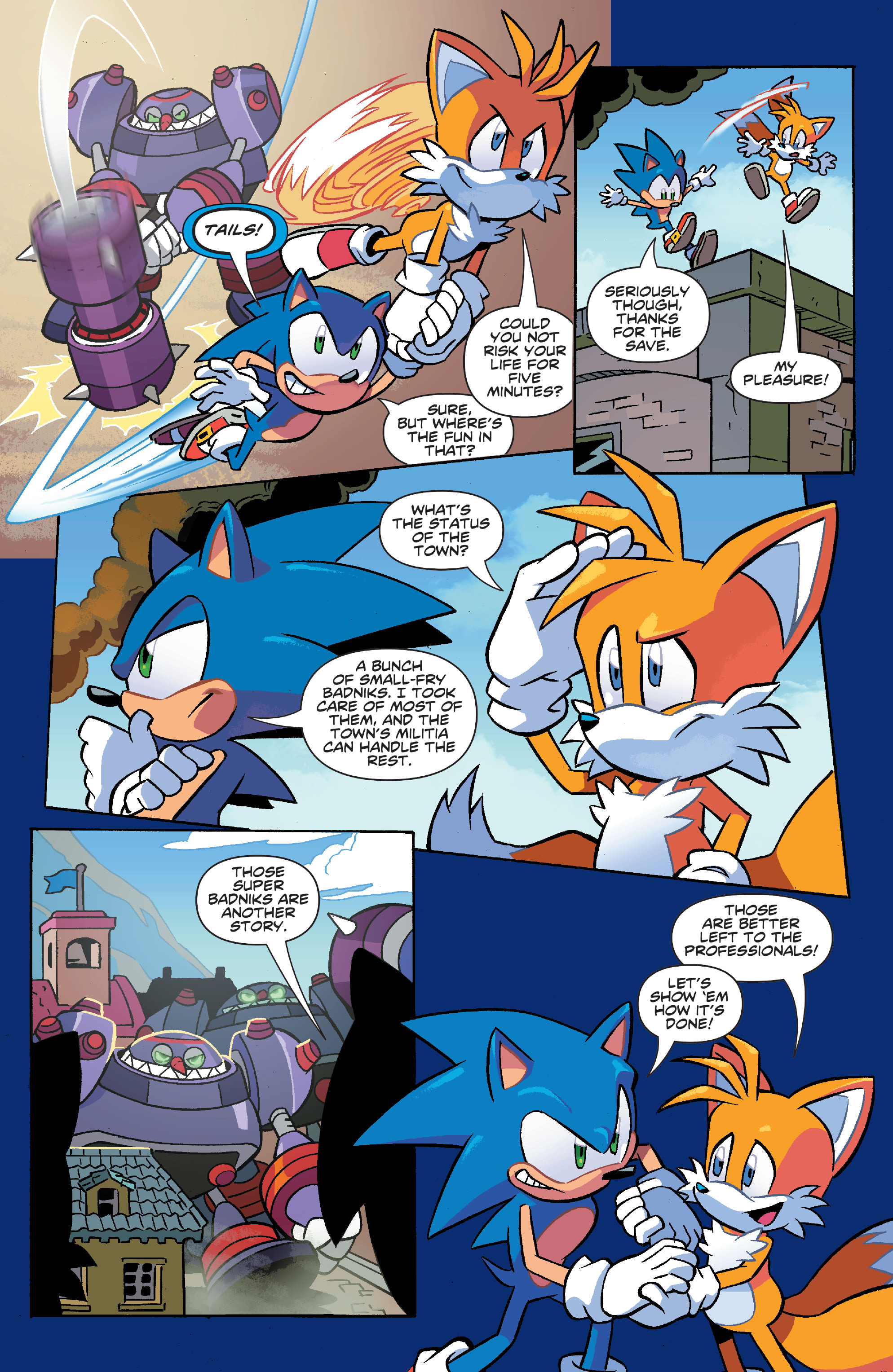 Read online Sonic the Hedgehog (2018) comic -  Issue # _5th Anniversary Edition - 12
