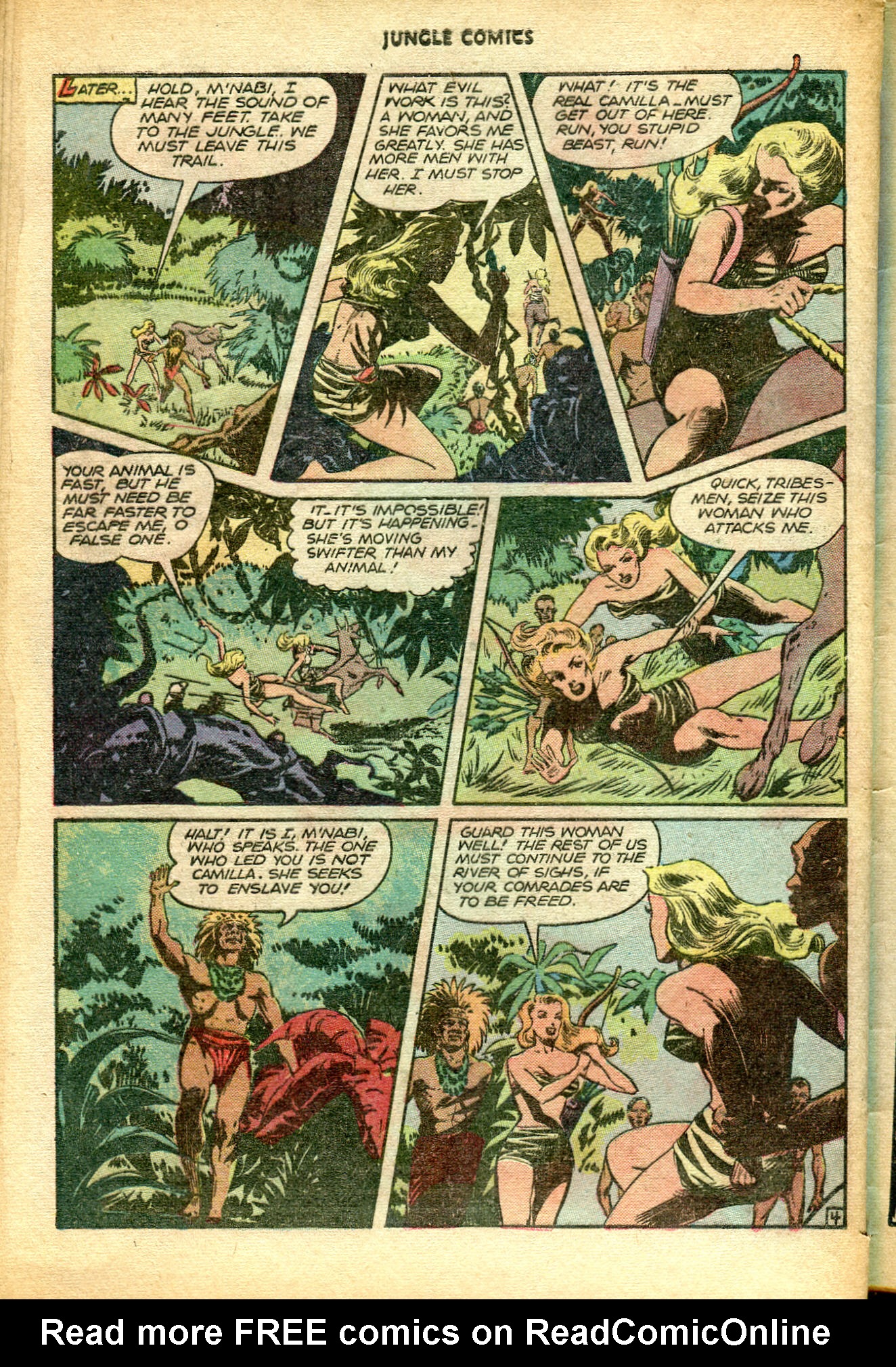 Read online Jungle Comics comic -  Issue #82 - 46