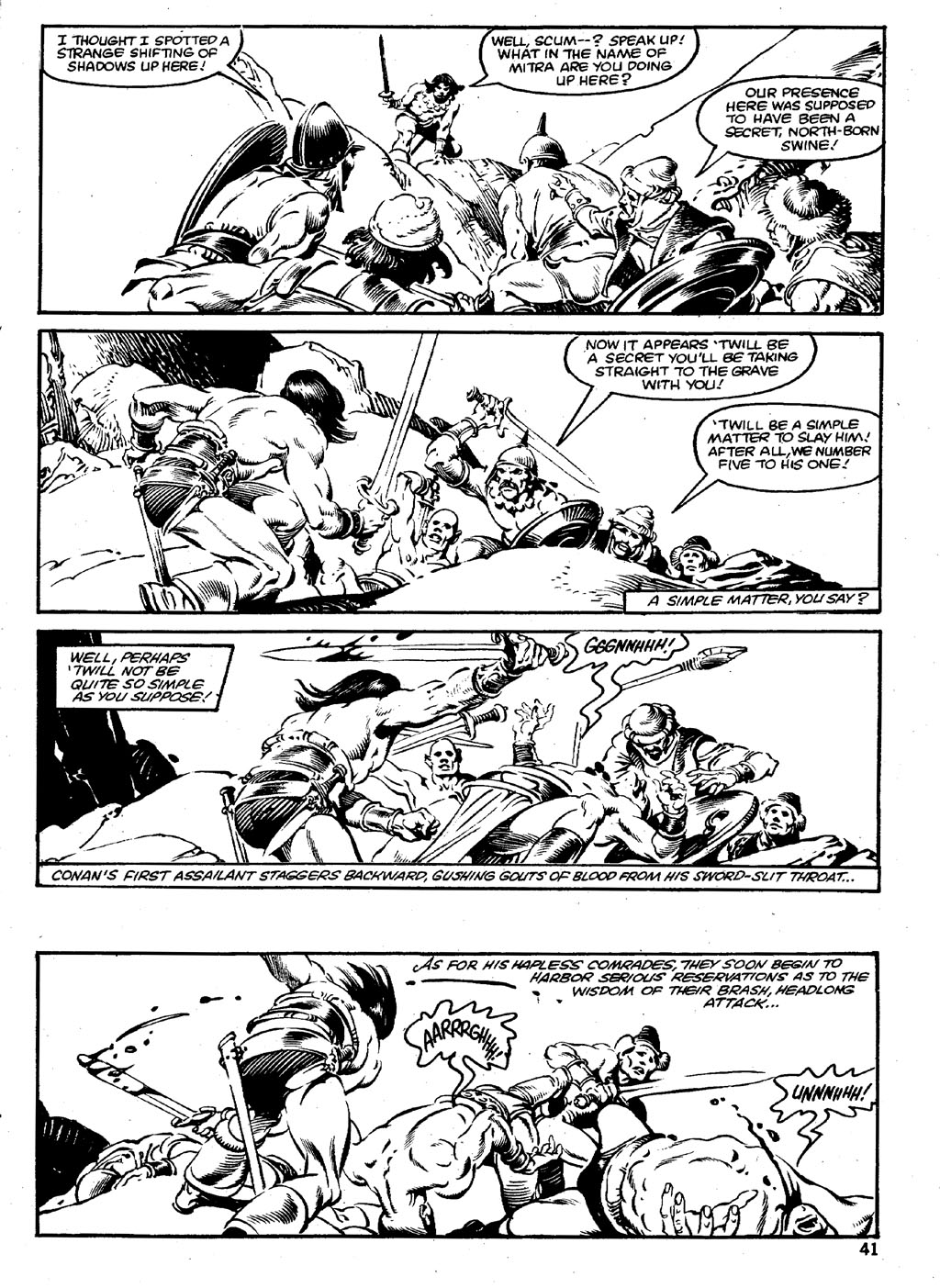 Read online The Savage Sword Of Conan comic -  Issue #85 - 41