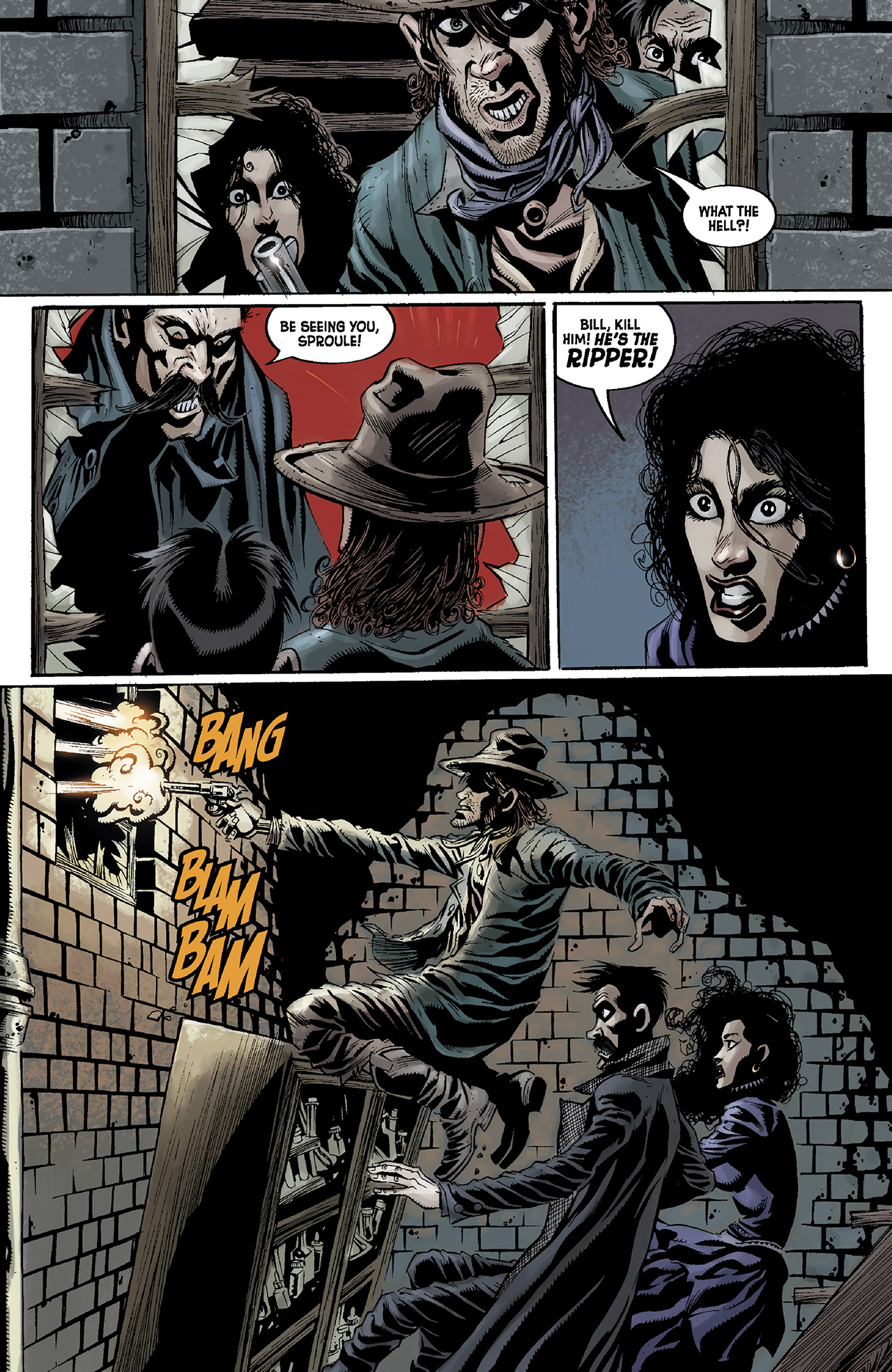 Read online Billy the Kid's Old Timey Oddities and the Ghastly Fiend of London comic -  Issue #3 - 8