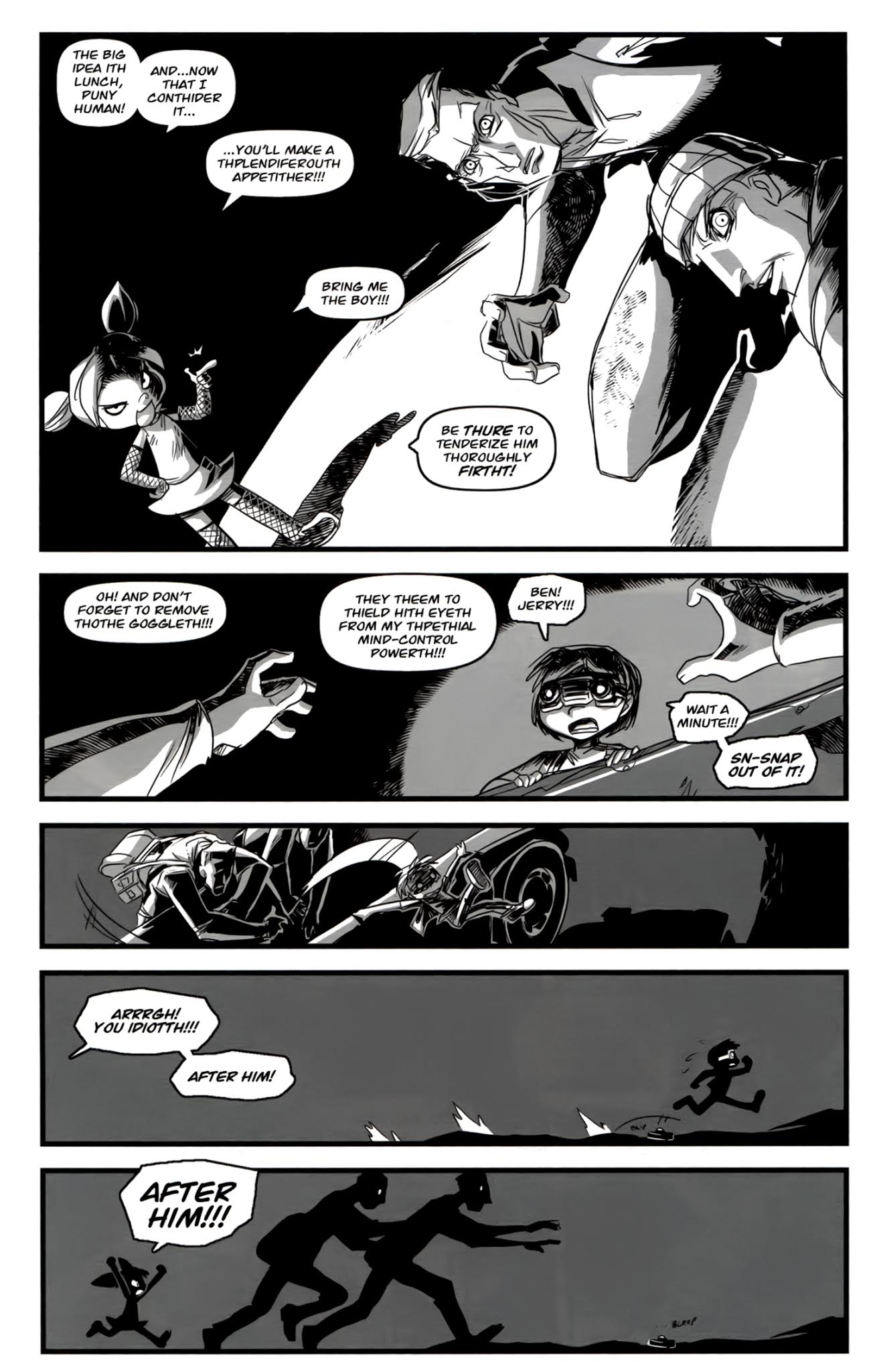 Read online The Littlest Zombie vs The Littlest Vampire comic -  Issue # Full - 13