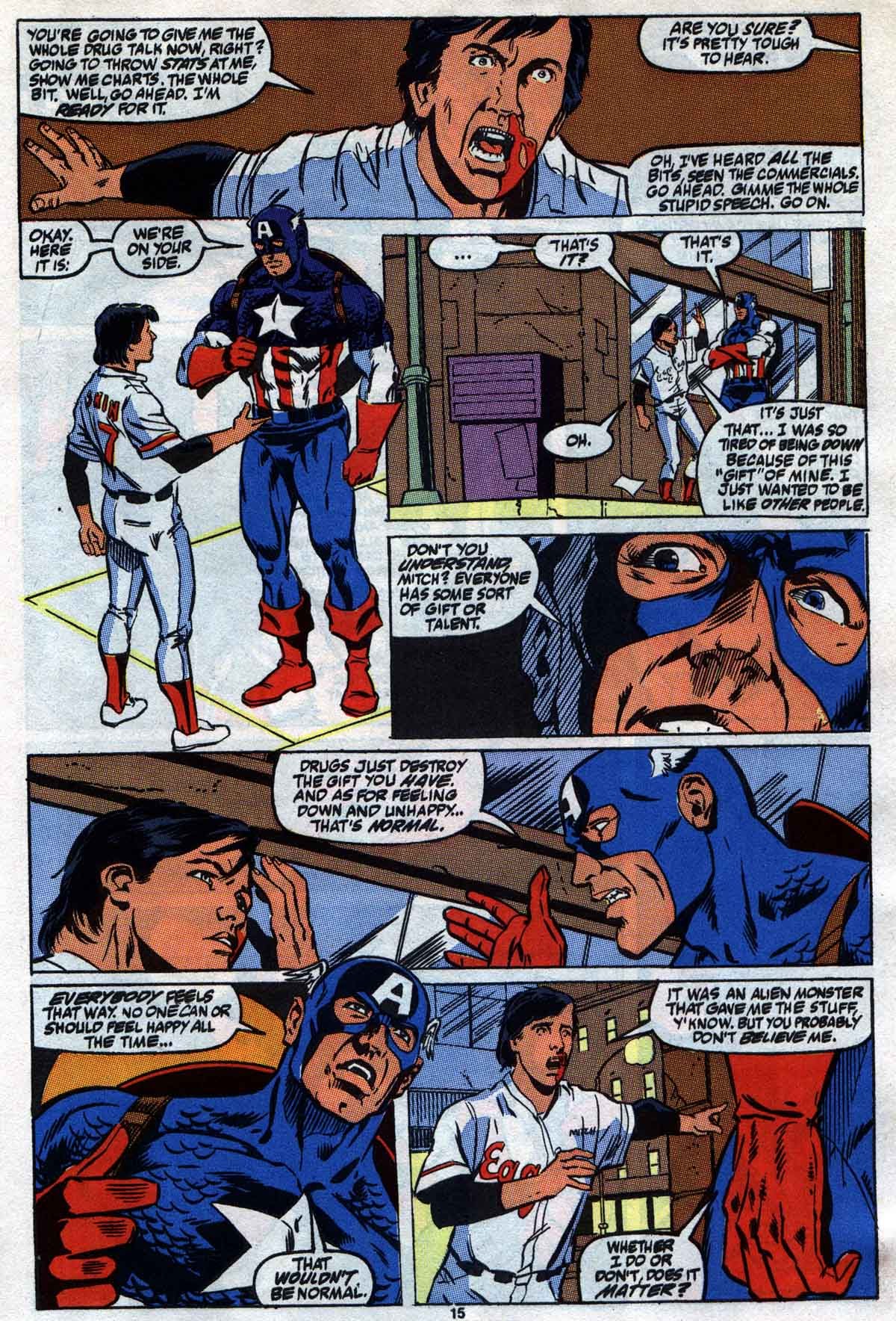 Read online Captain America Goes to War Against Drugs comic -  Issue #1 - 17