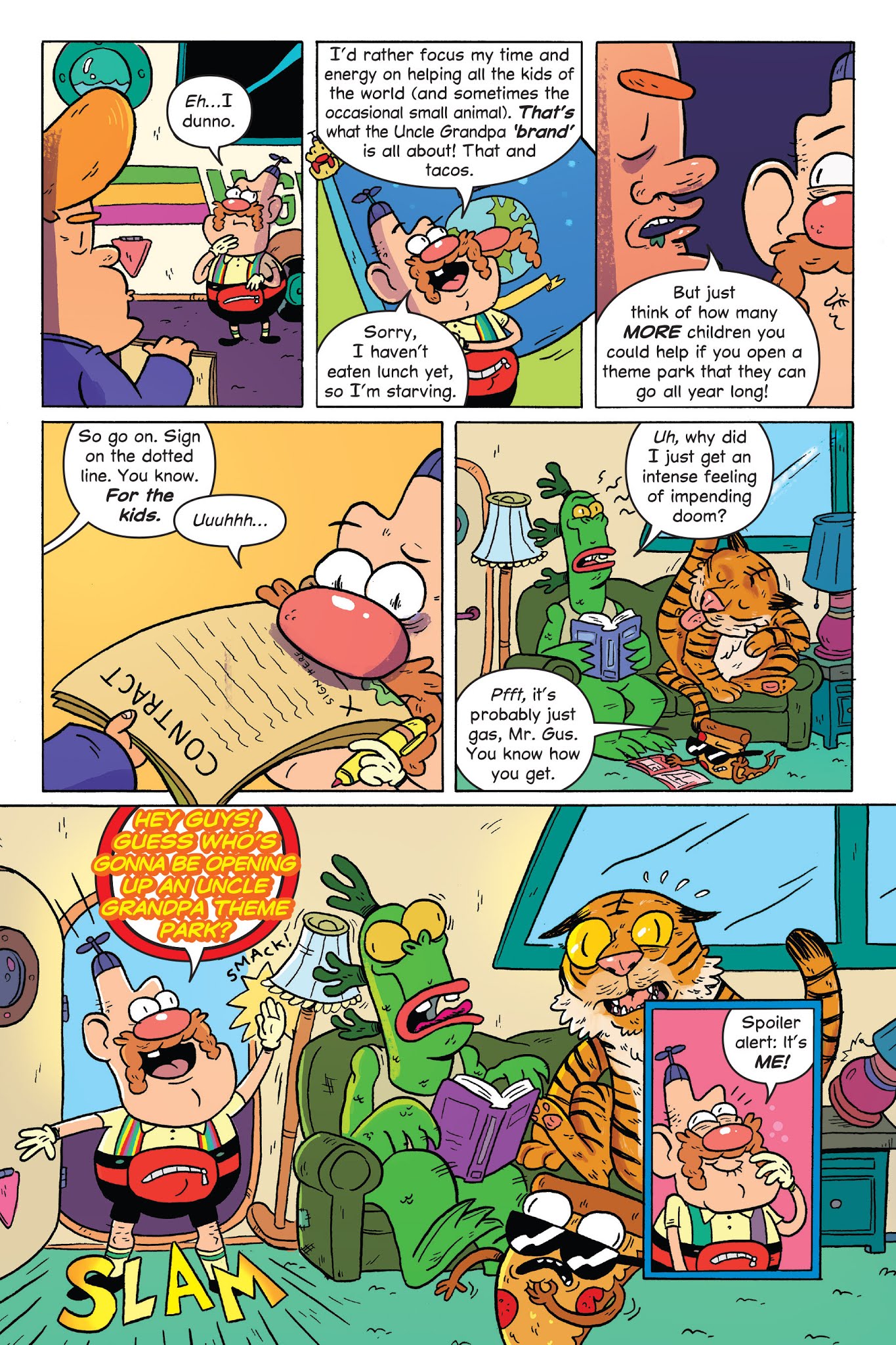 Read online Uncle Grandpa in Uncle Grandpaland comic -  Issue # TPB - 16