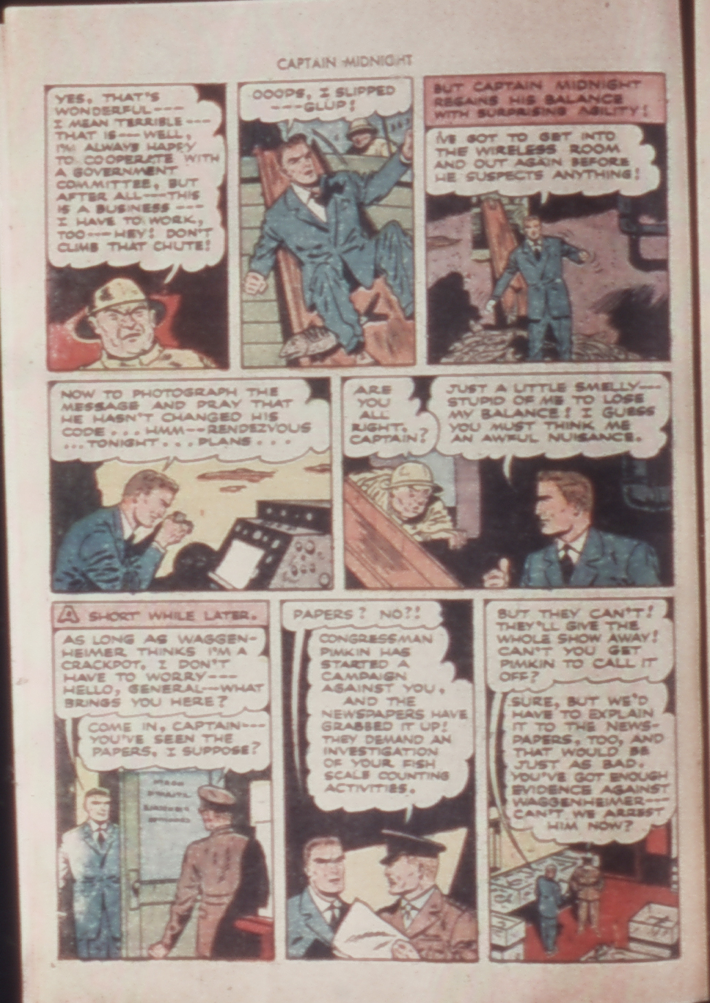 Read online Captain Midnight (1942) comic -  Issue #21 - 16