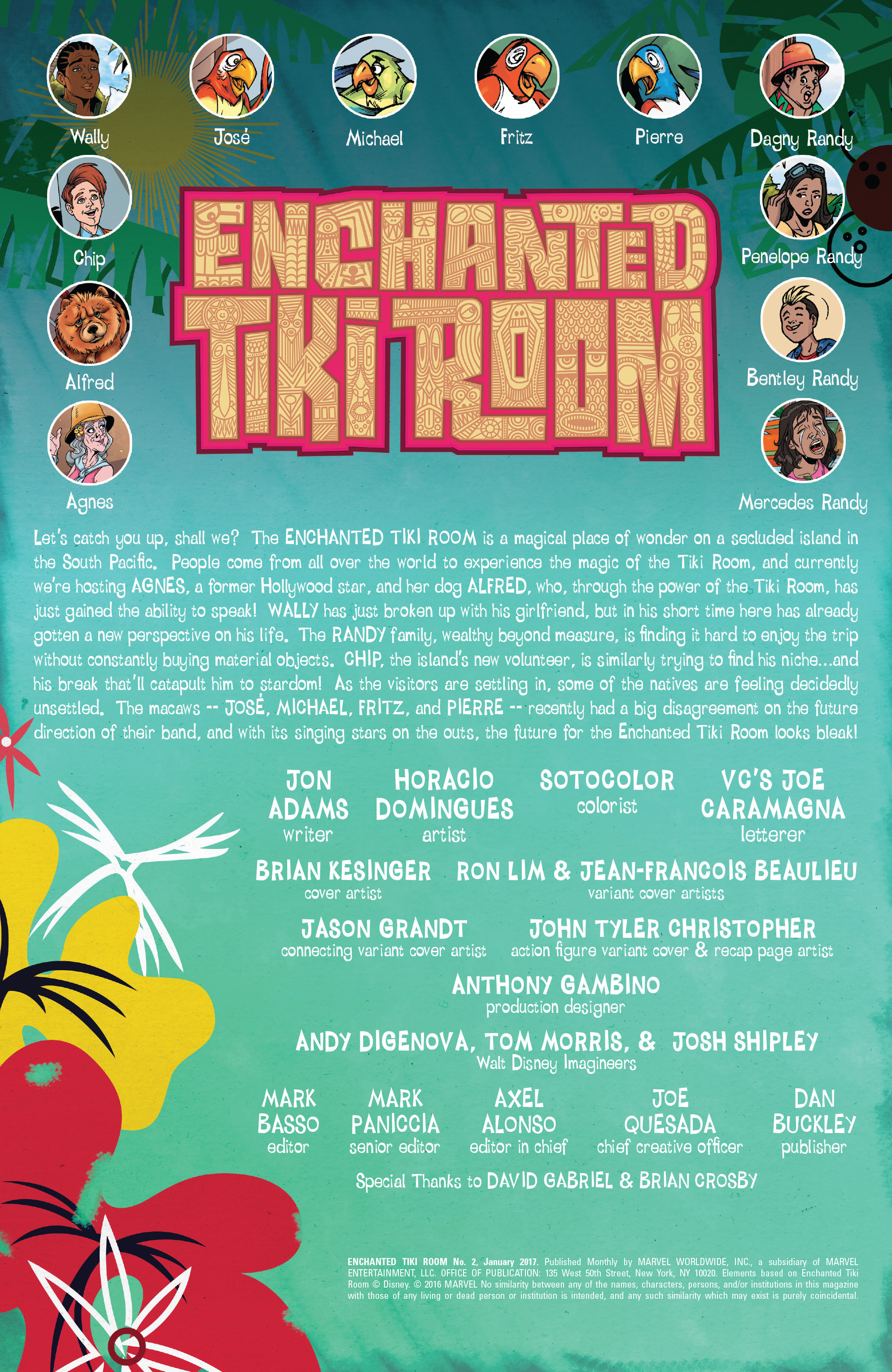 Read online Enchanted Tiki Room comic -  Issue #2 - 2