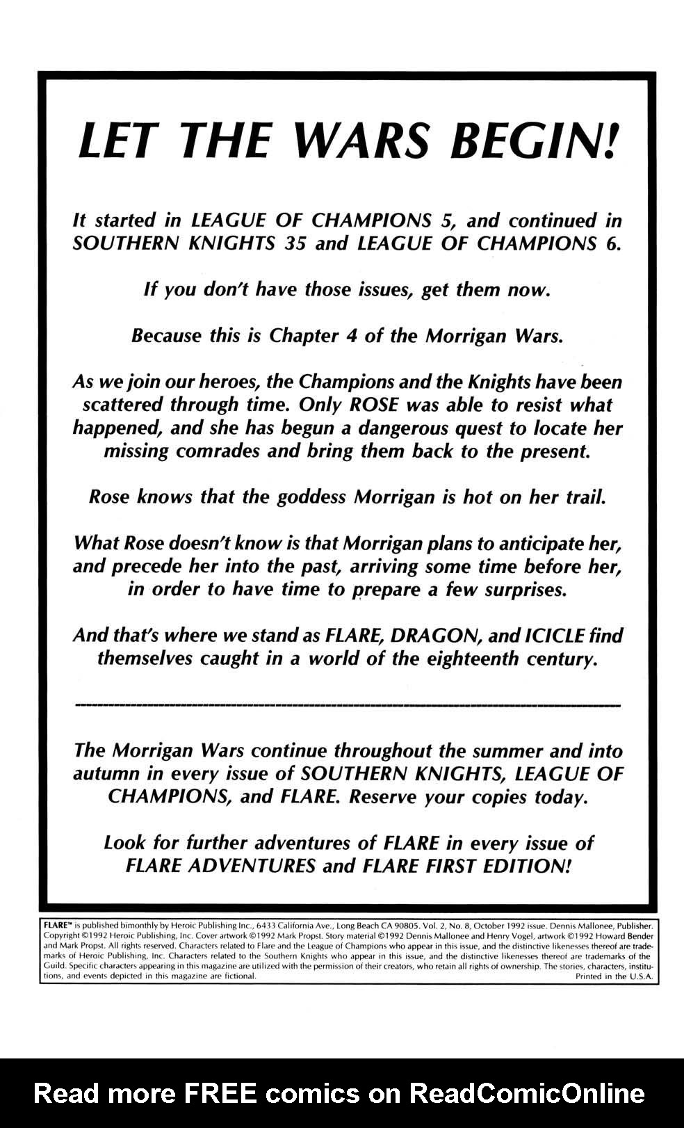 Read online Flare (1990) comic -  Issue #8 - 2