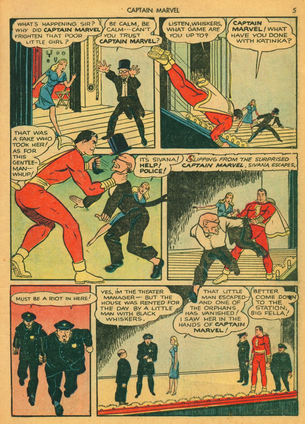 Read online Captain Marvel Adventures comic -  Issue #5 - 7