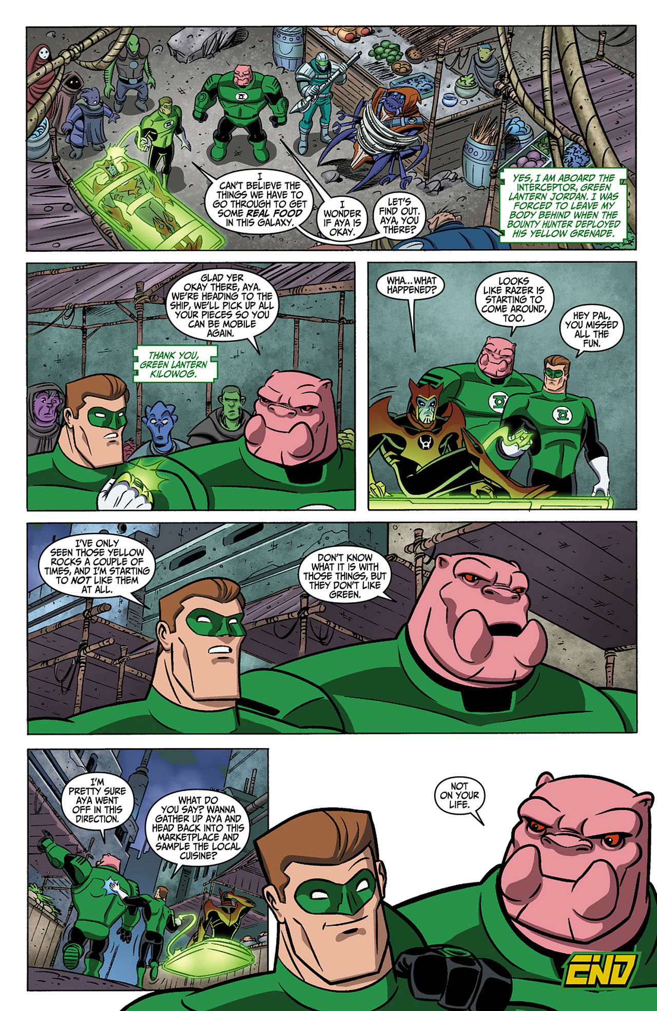 Read online Green Lantern: The Animated Series comic -  Issue #3 - 21