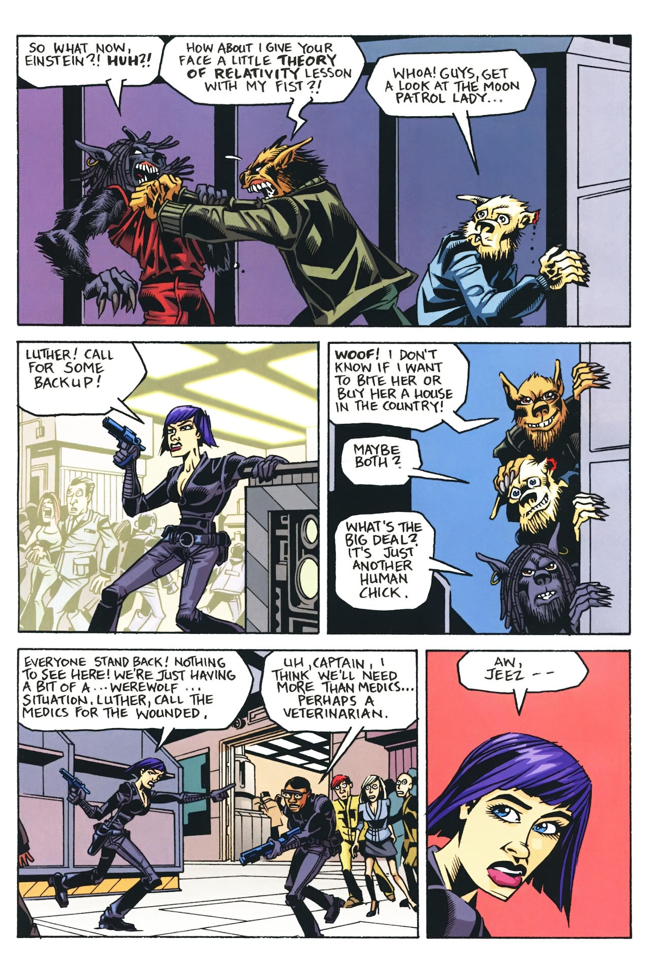 Read online Werewolves on the Moon: Versus Vampires comic -  Issue #1 - 12