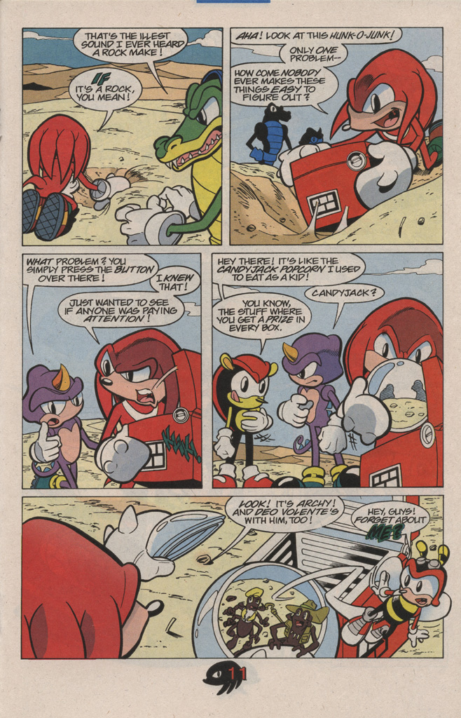Read online Knuckles the Echidna comic -  Issue #9 - 19