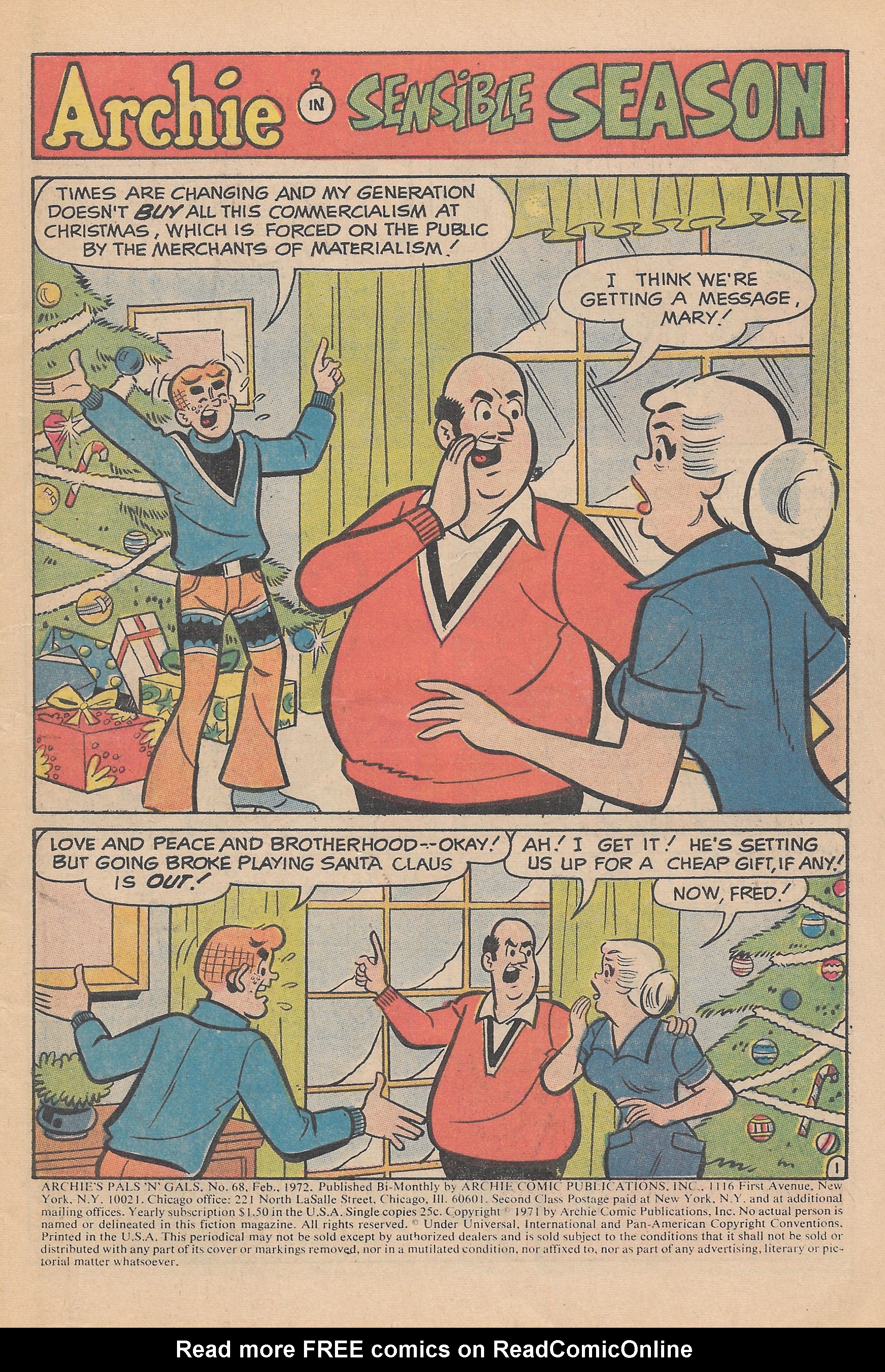 Read online Archie's Pals 'N' Gals (1952) comic -  Issue #68 - 3