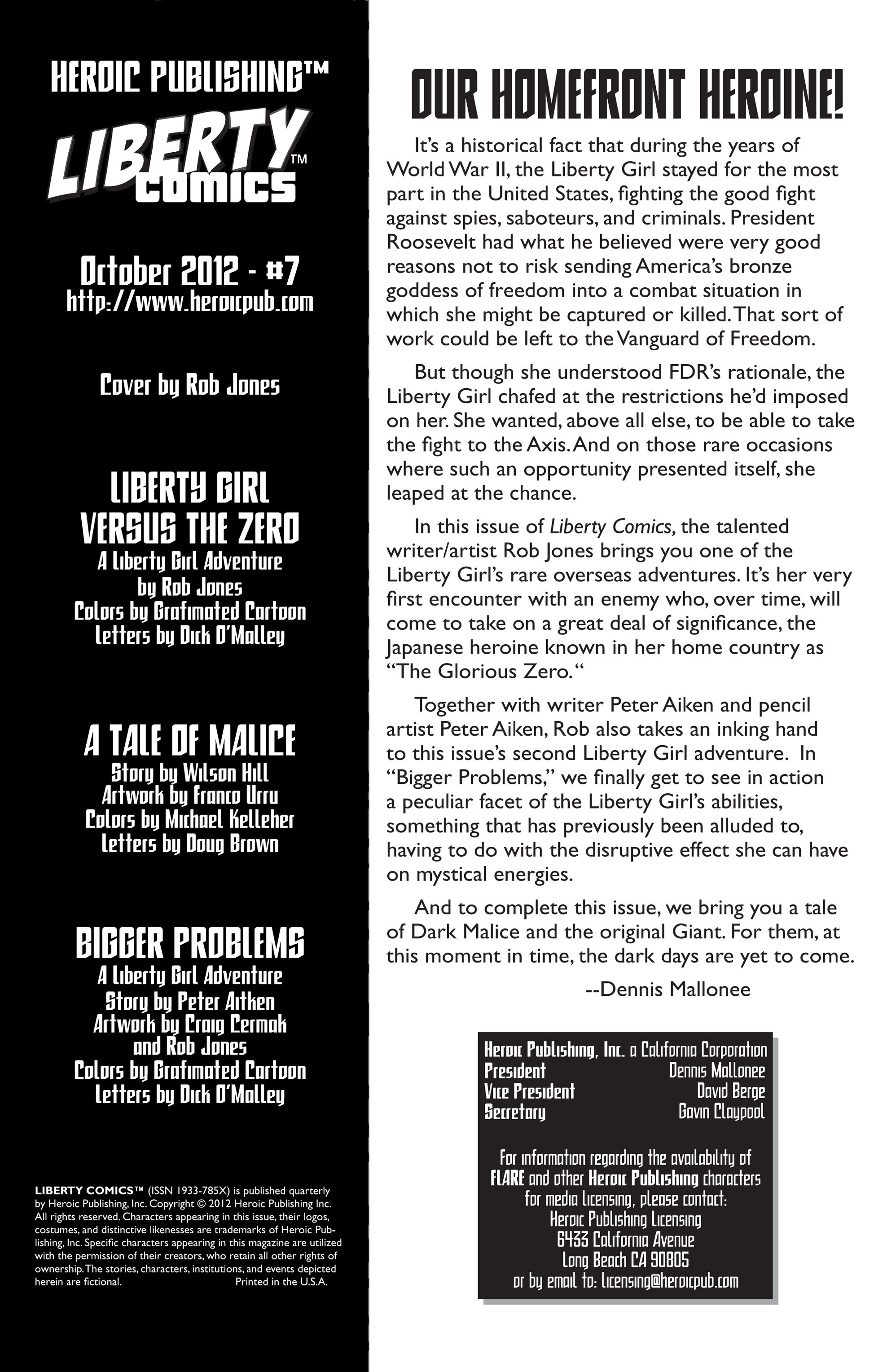 Read online Liberty Comics comic -  Issue #7 - 2