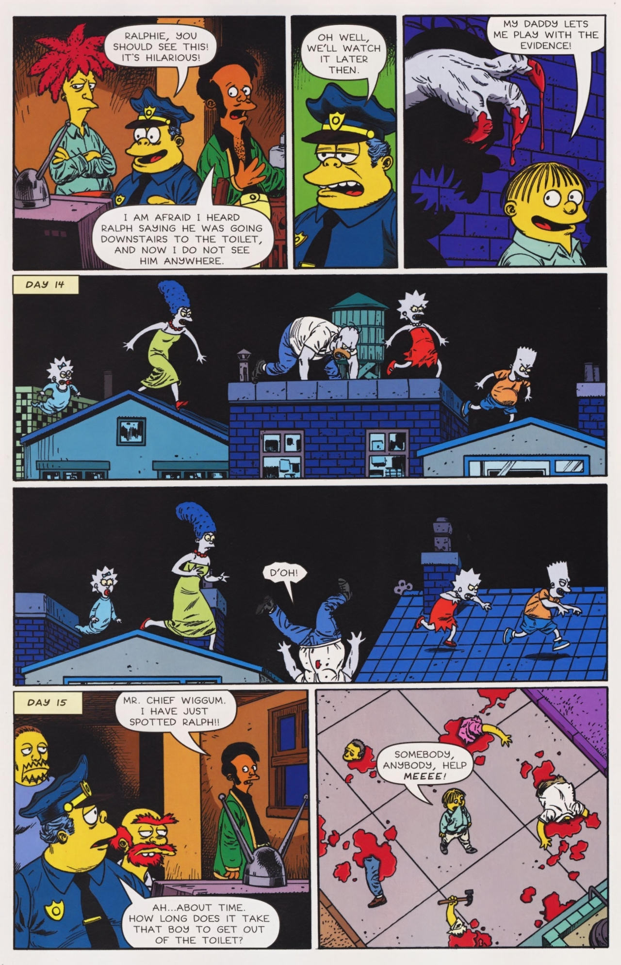Read online Treehouse of Horror comic -  Issue #14 - 14