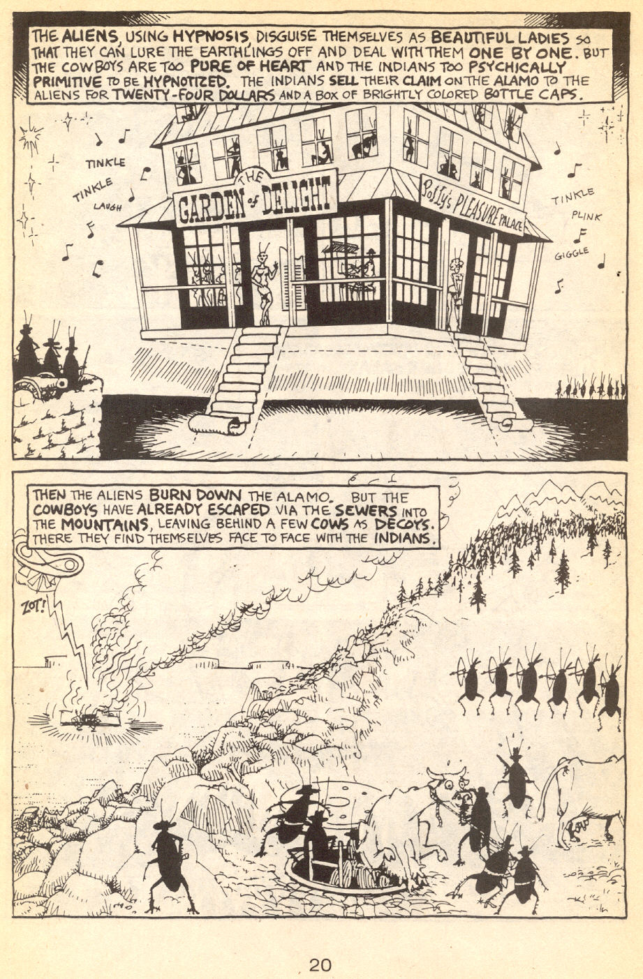 Read online Adventures of Fat Freddy's Cat comic -  Issue #6 - 22