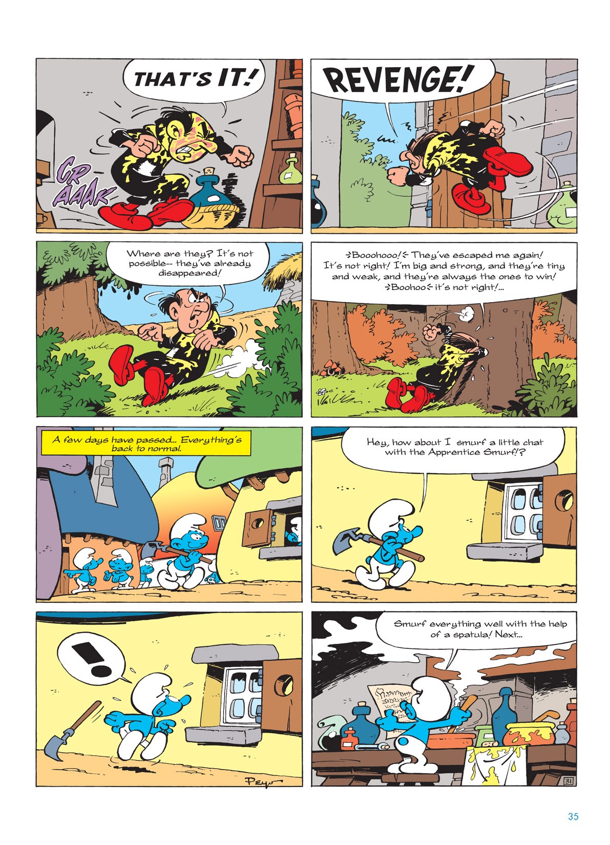 Read online The Smurfs comic -  Issue #8 - 35