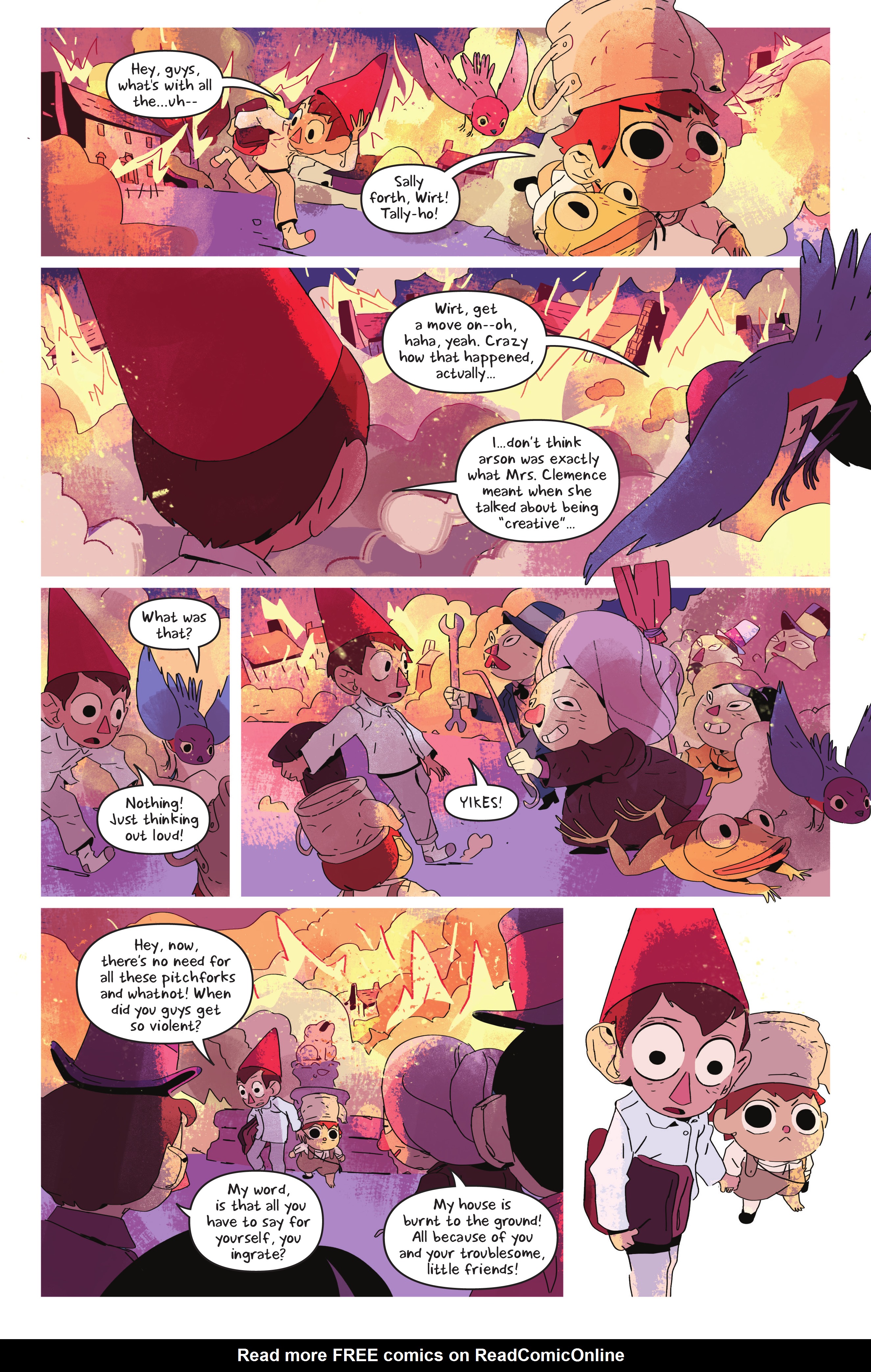 Read online Over the Garden Wall: Hollow Town comic -  Issue # TPB - 109