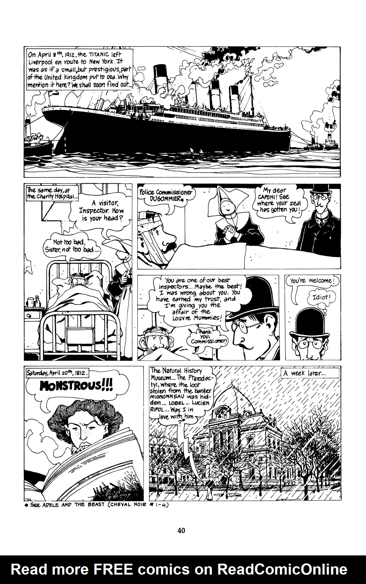 Read online The Extraordinary Adventures of Adele Blanc-Sec comic -  Issue #4 - 19