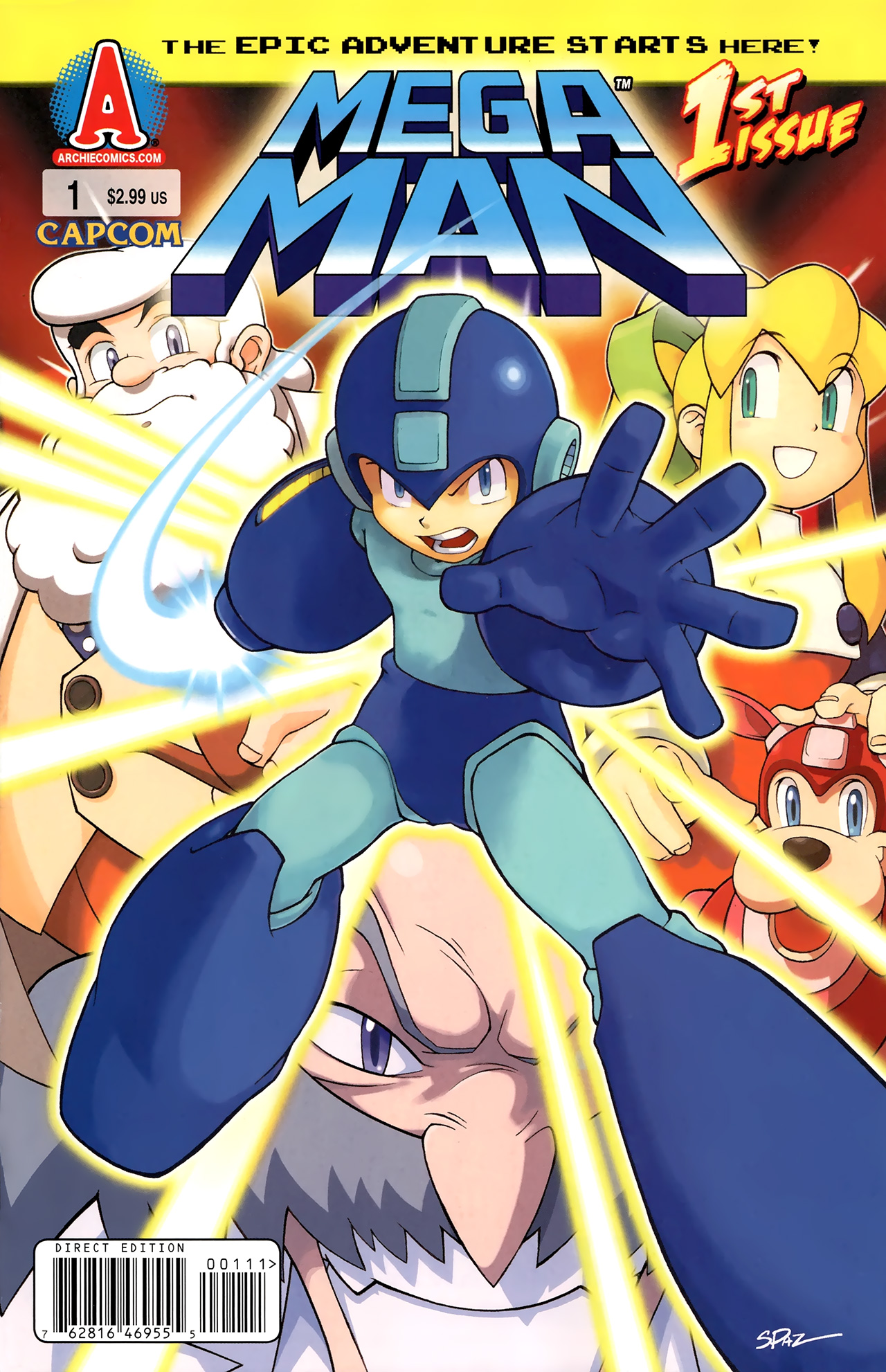 Read online Mega Man comic -  Issue #1 - 1