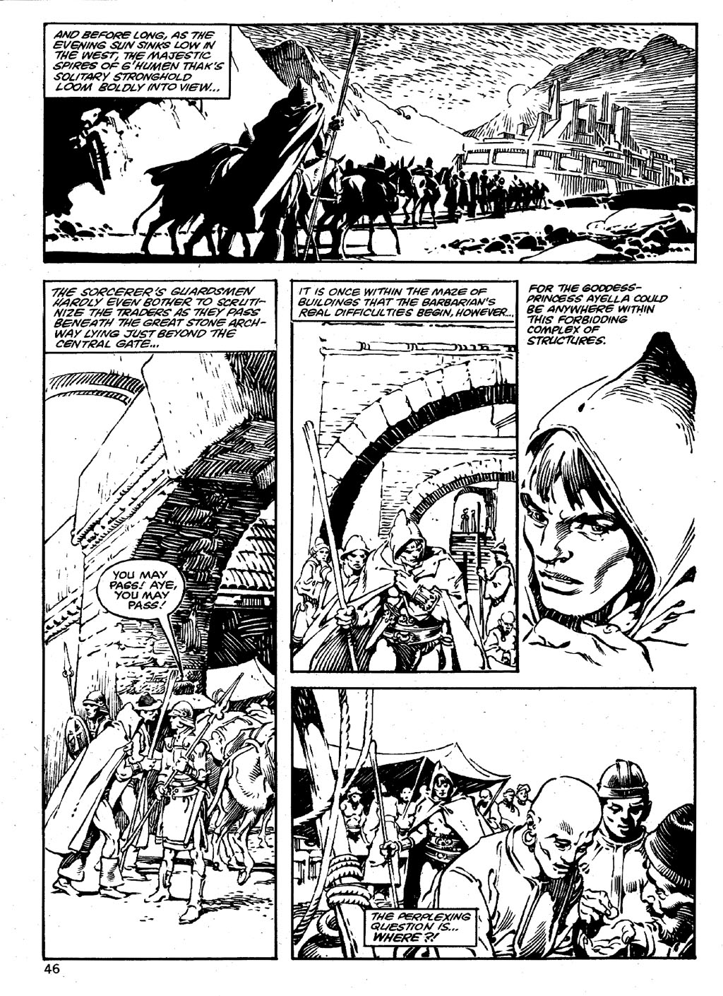 Read online The Savage Sword Of Conan comic -  Issue #85 - 46