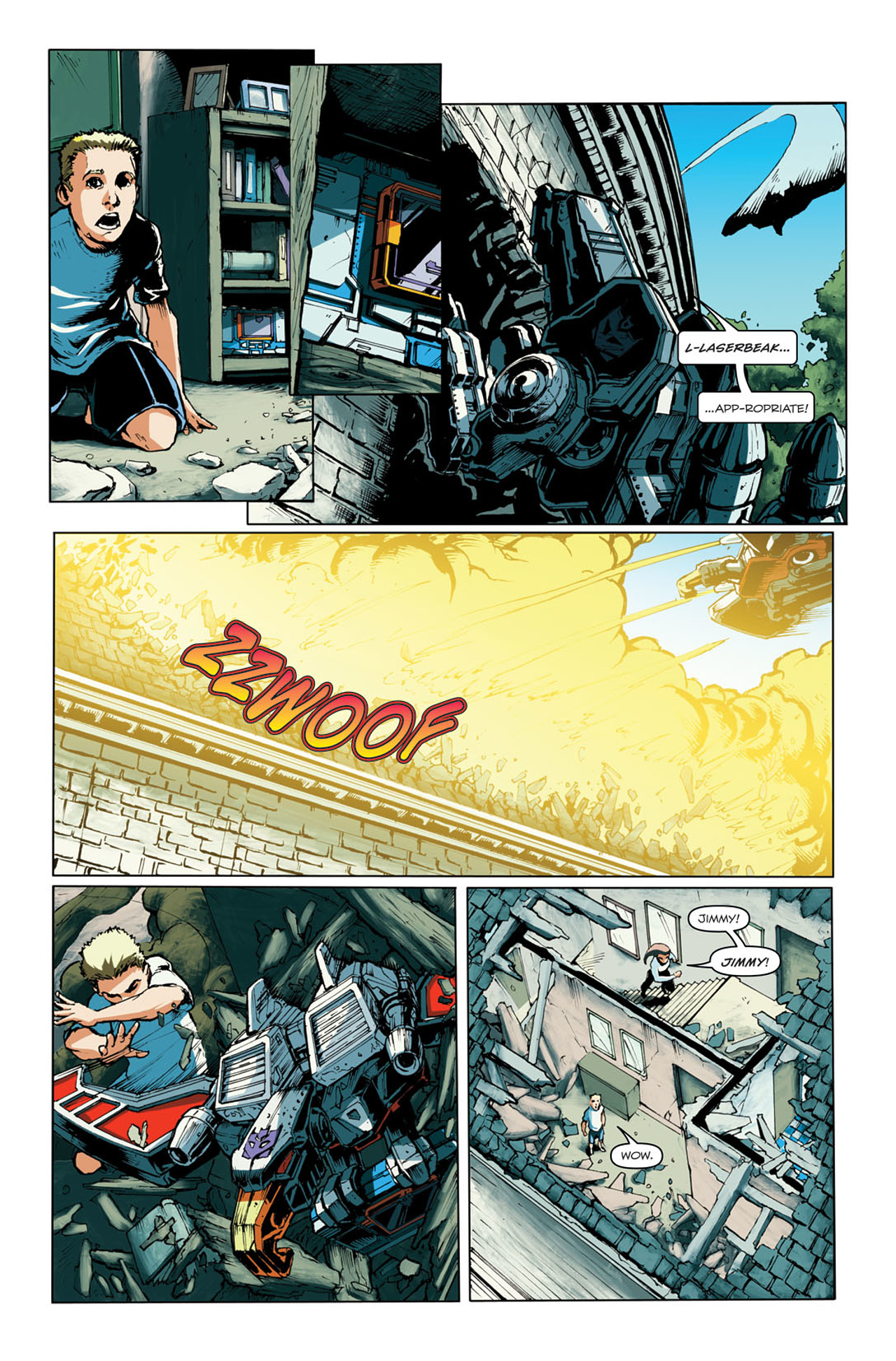 Read online The Transformers: Maximum Dinobots comic -  Issue #4 - 5