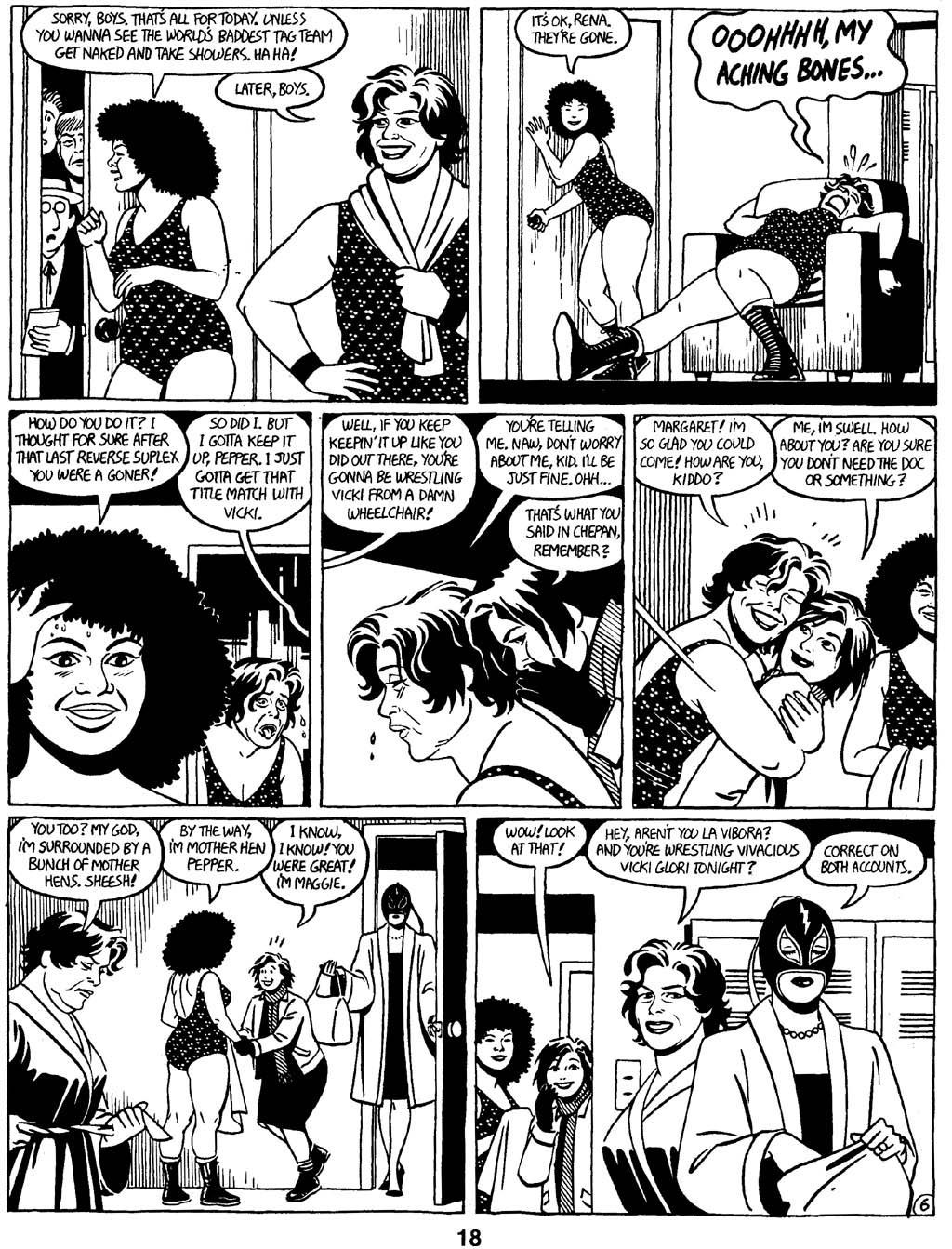 Read online Love and Rockets (1982) comic -  Issue #16 - 20