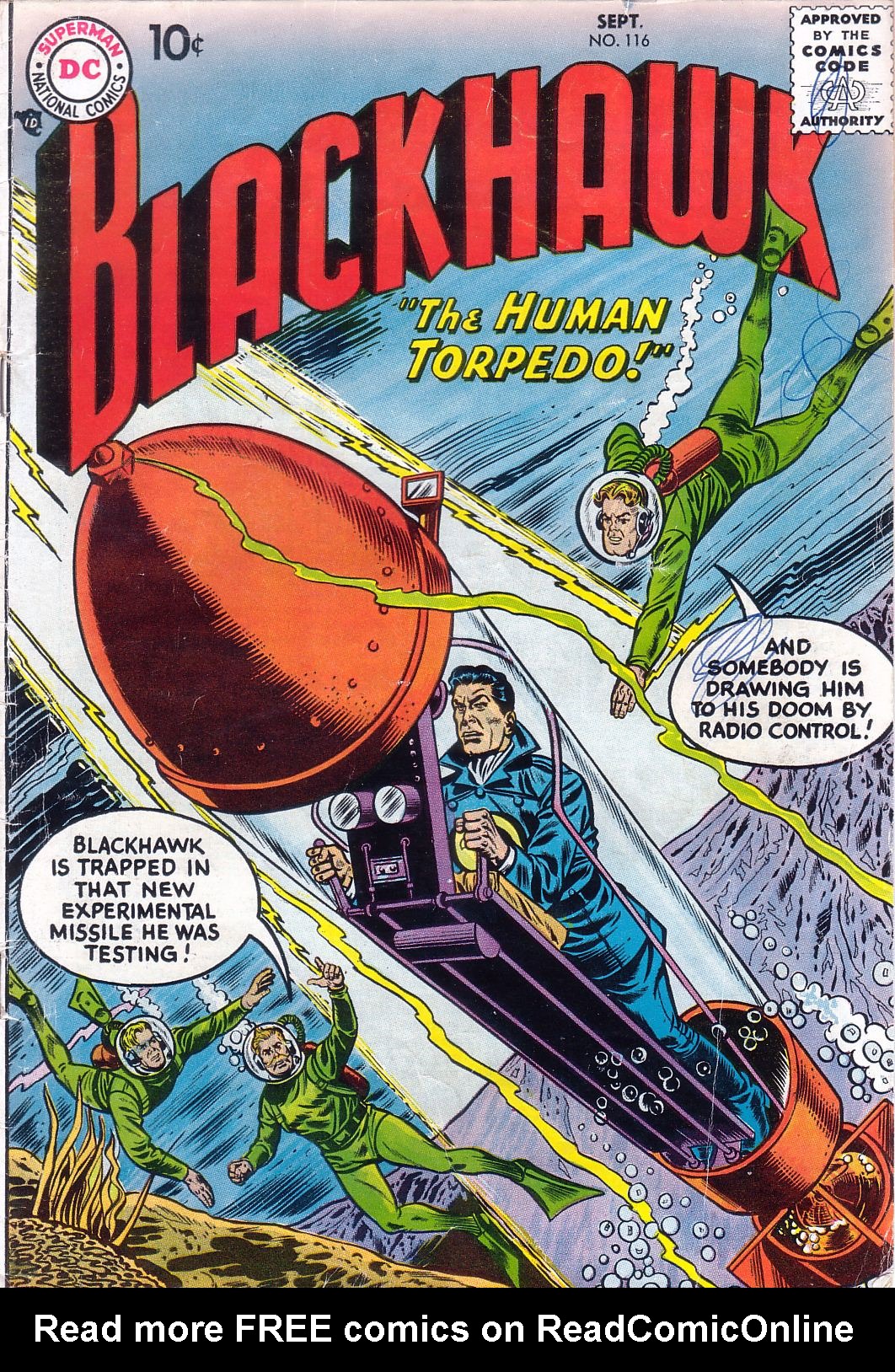 Read online Blackhawk (1957) comic -  Issue #116 - 1