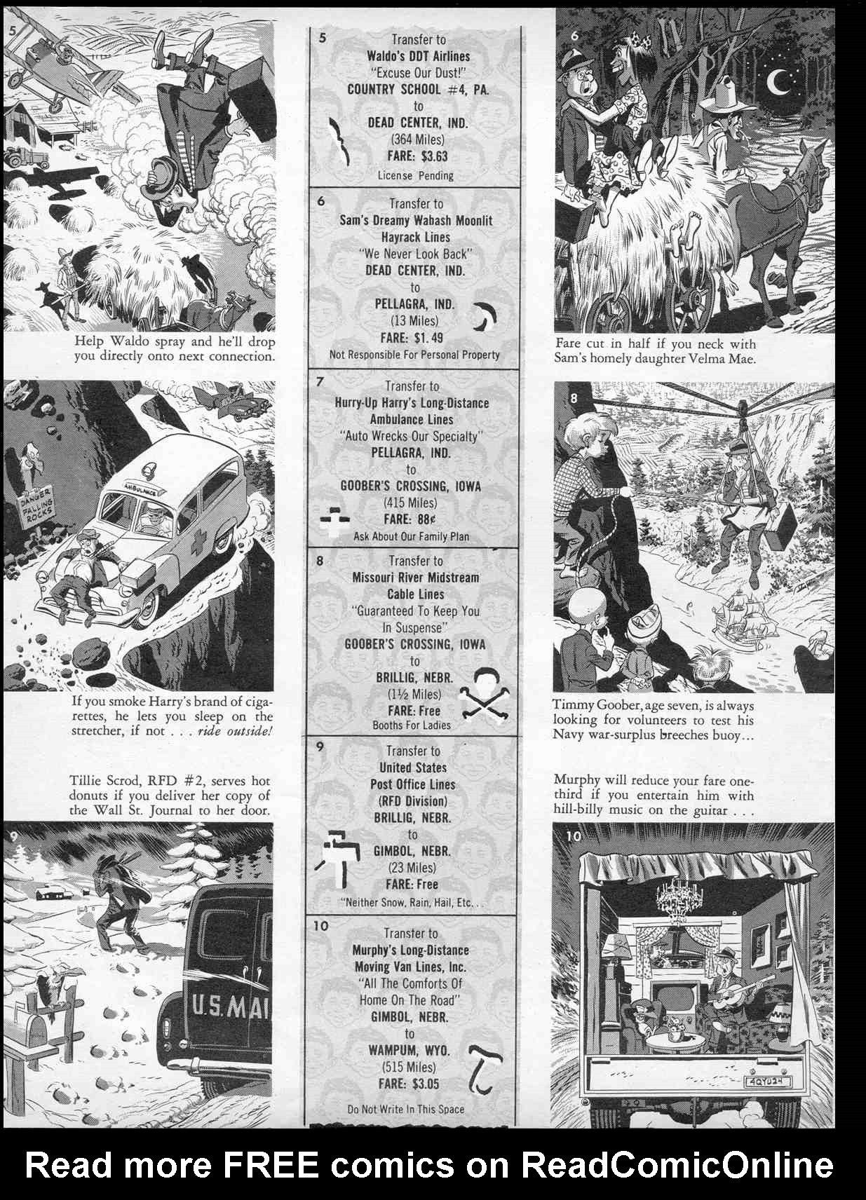 Read online MAD comic -  Issue #40 - 42