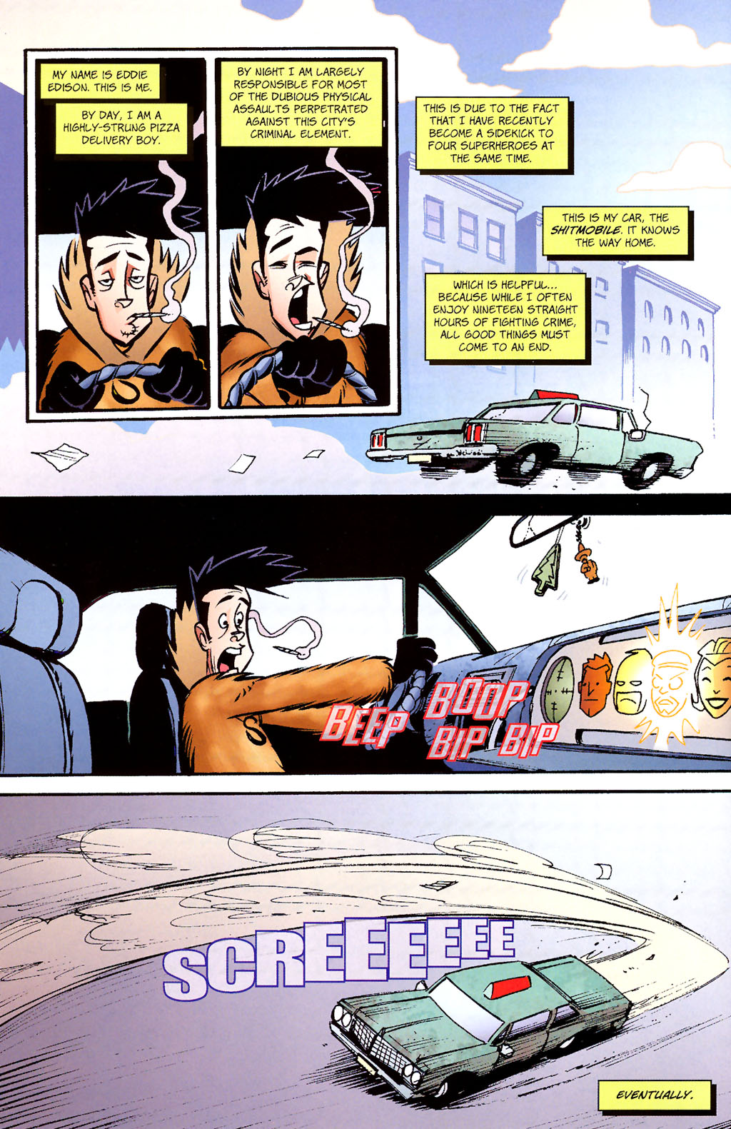 Read online Paul Jenkins' Sidekick comic -  Issue #2 - 12