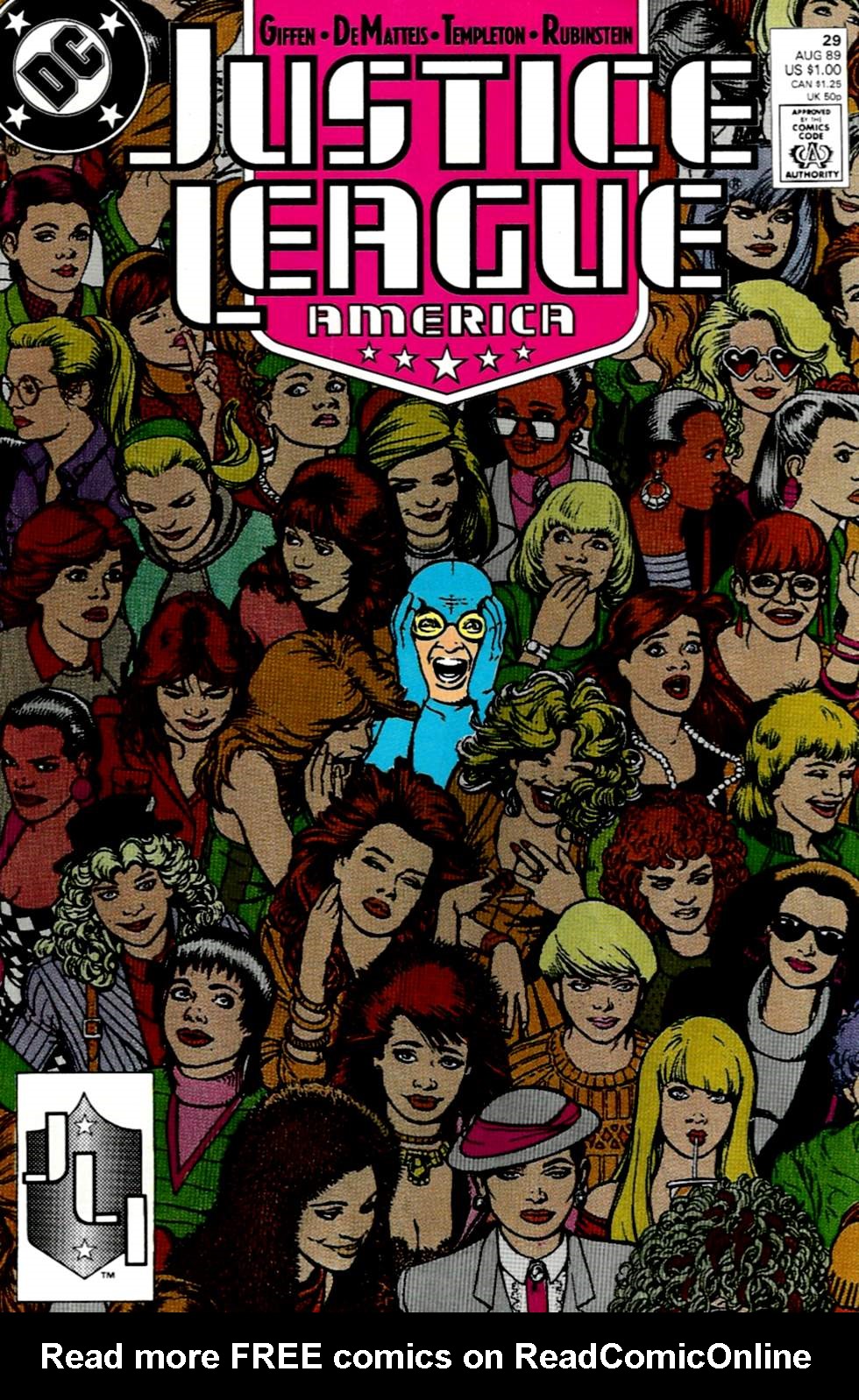 Read online Justice League America comic -  Issue #29 - 1