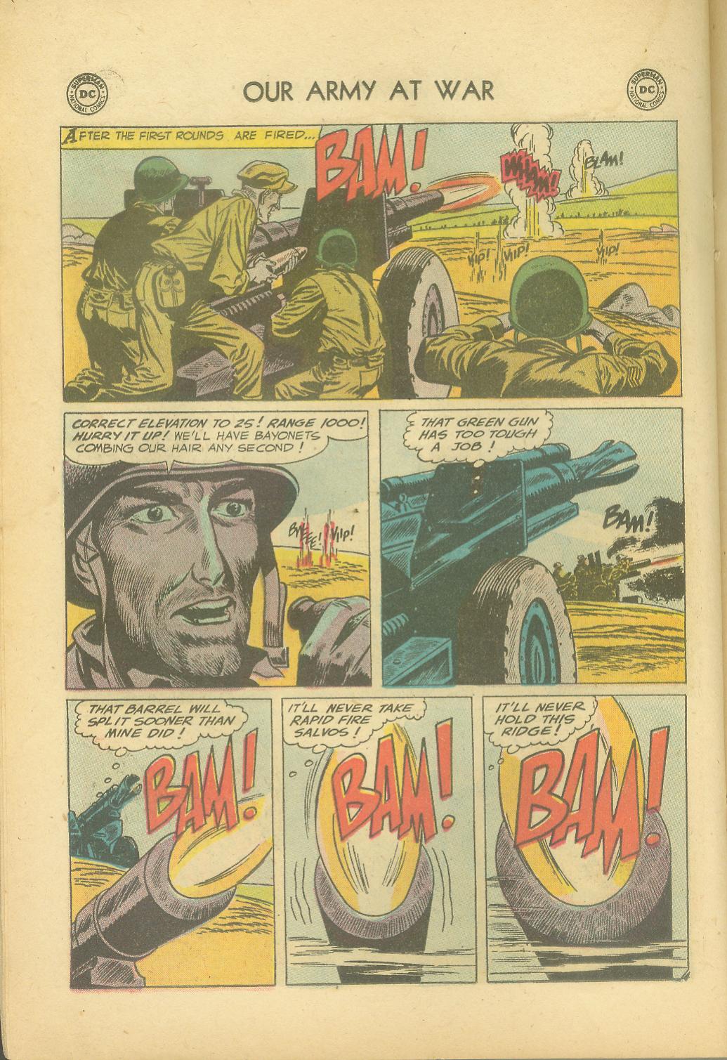 Read online Our Army at War (1952) comic -  Issue #61 - 22