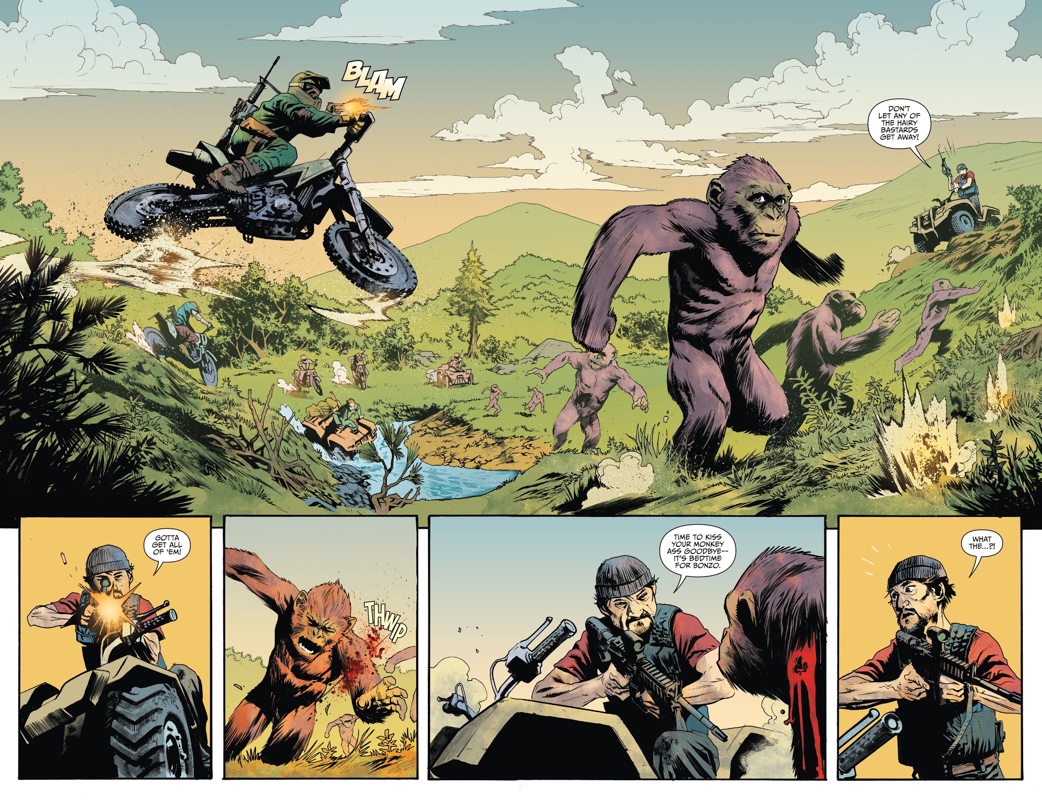 Read online War for the Planet of the Apes comic -  Issue #3 - 8