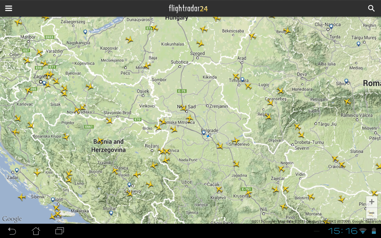 Карта движения самолетов в реальном. Флайтрадар фото. Zajecar на карте.