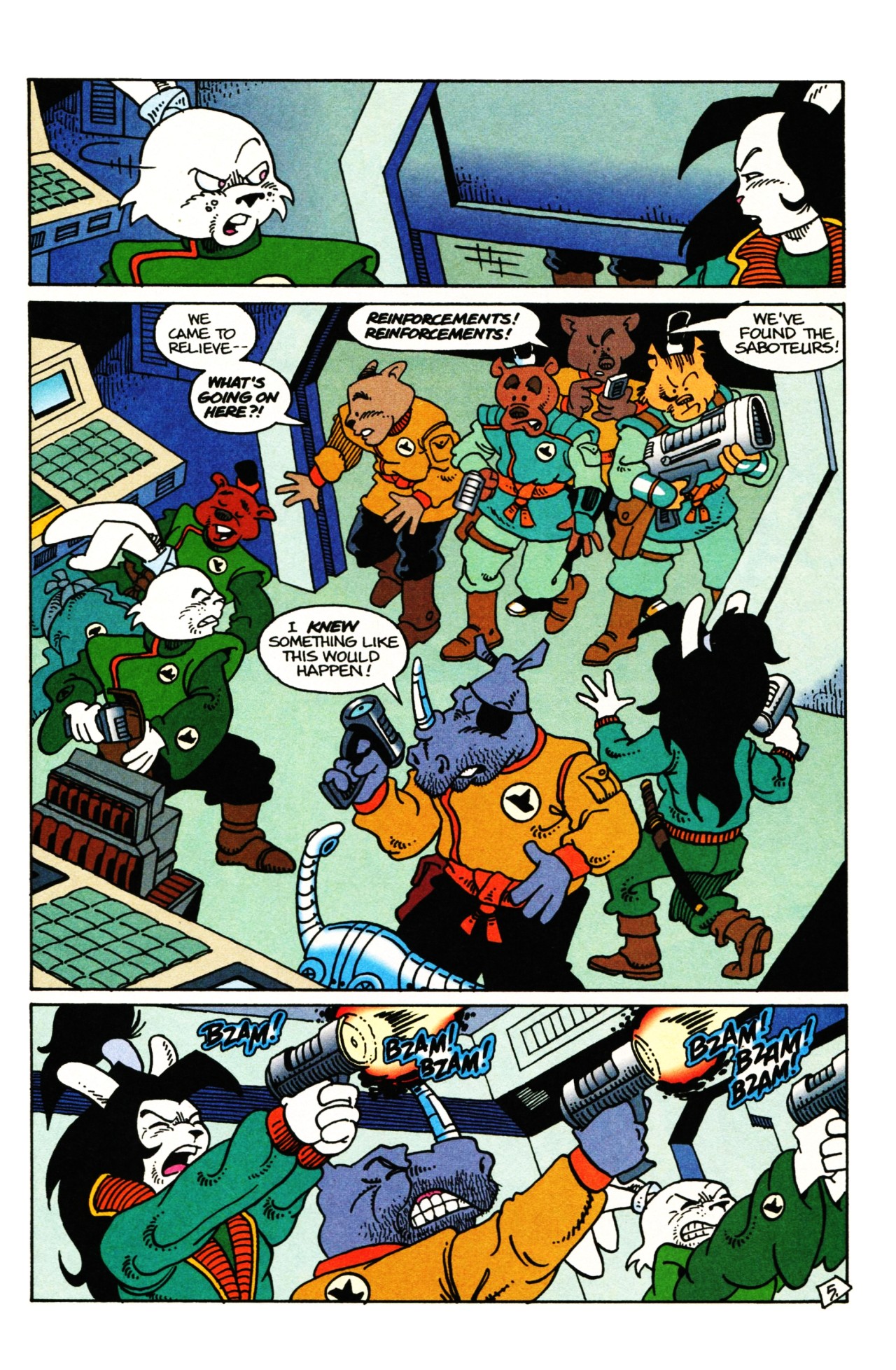 Read online Space Usagi Volume 2 comic -  Issue #3 - 7