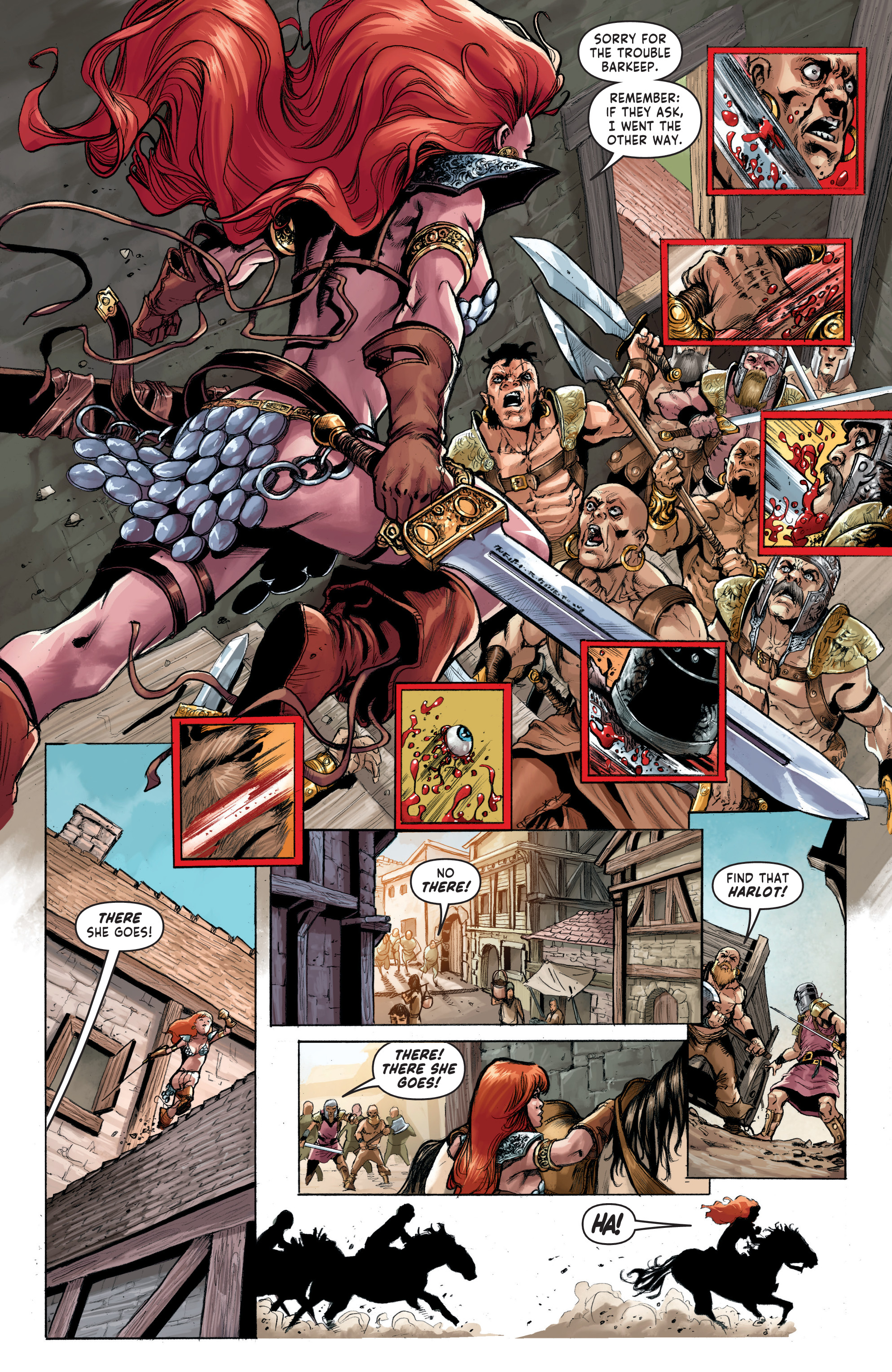 Read online Red Sonja: Birth of the She-Devil comic -  Issue #2 - 9