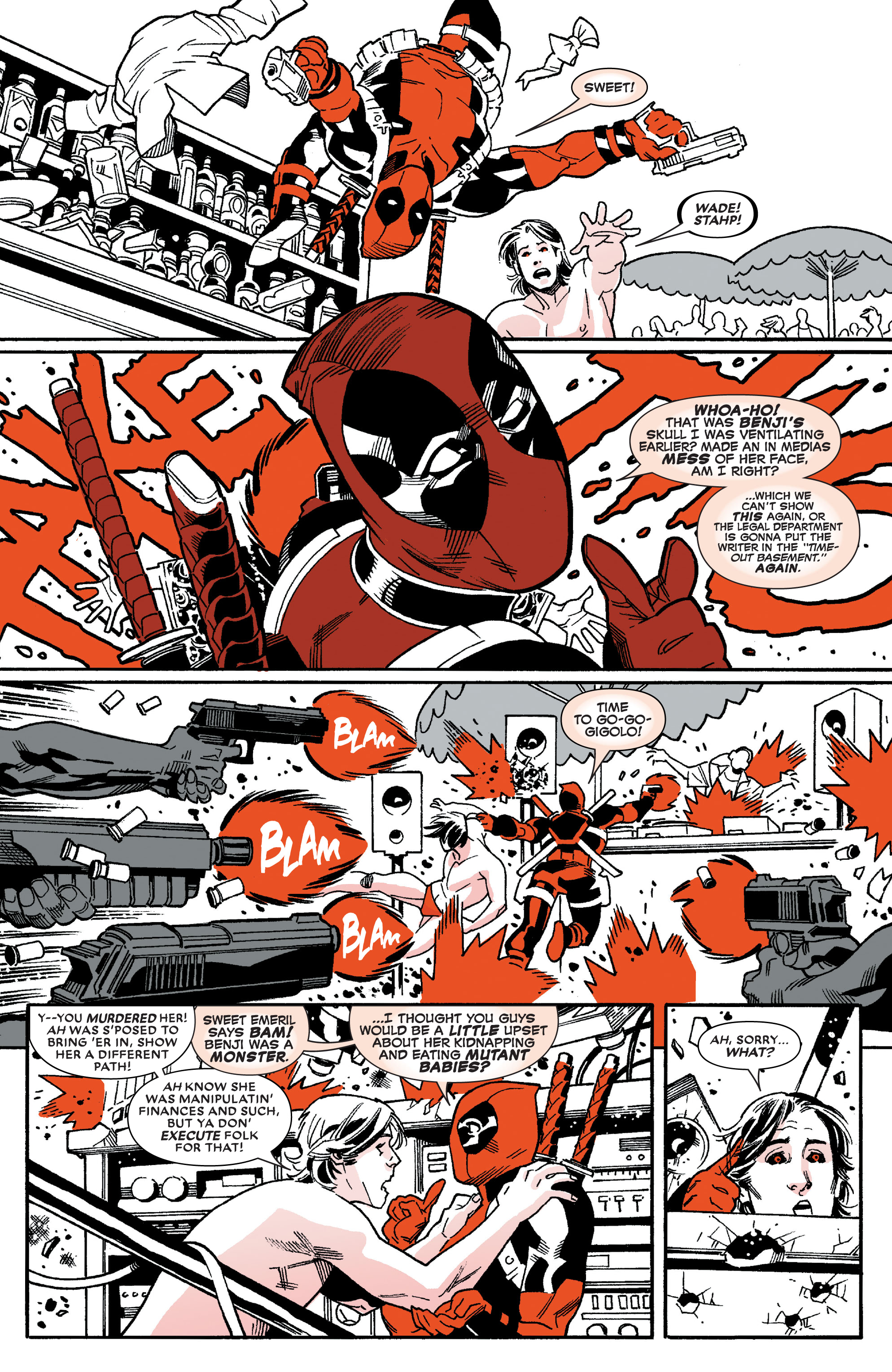 Read online Deadpool: Black, White & Blood comic -  Issue #2 - 17