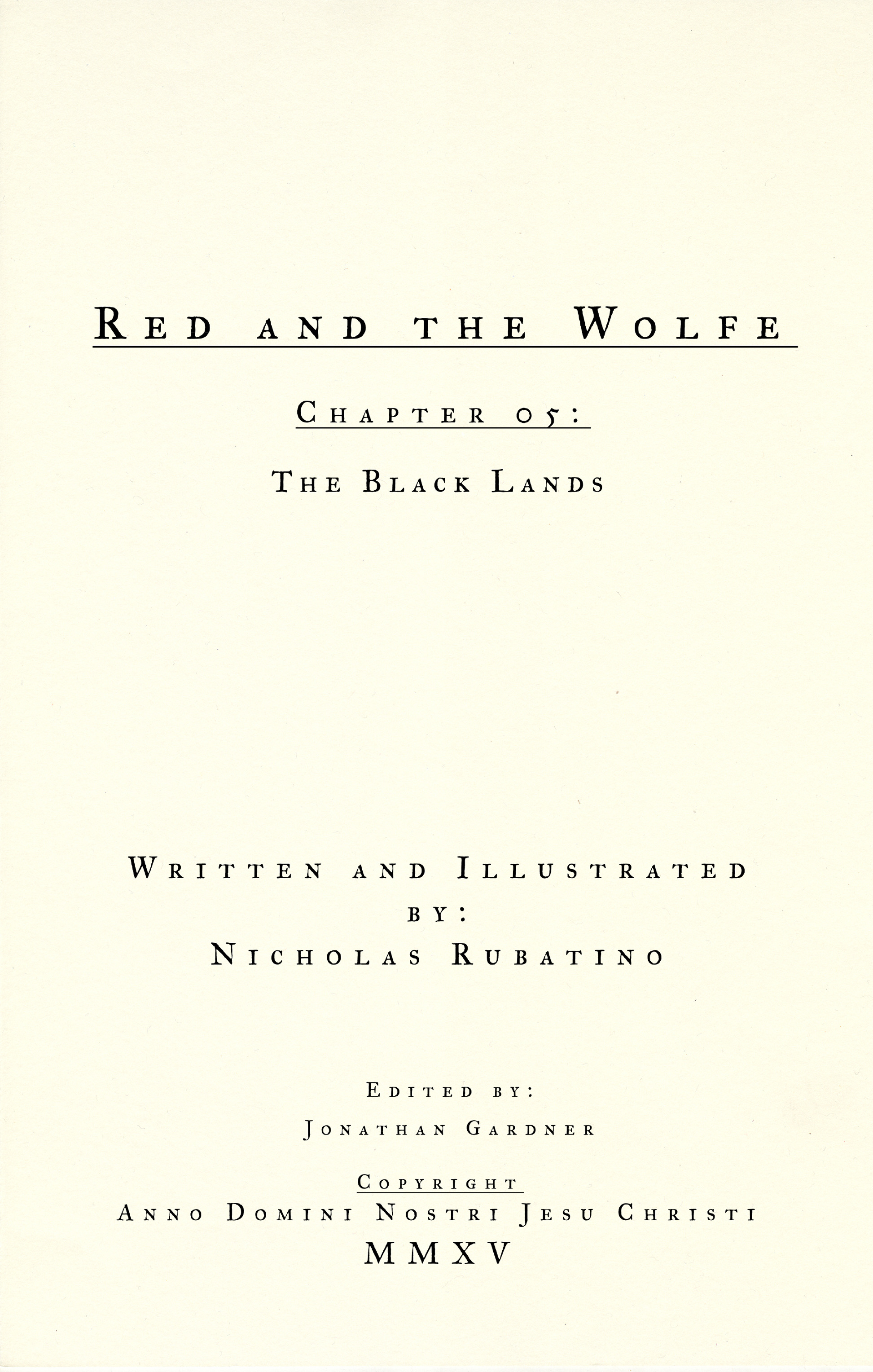 Read online Red and the Wolfe comic -  Issue #5 - 2