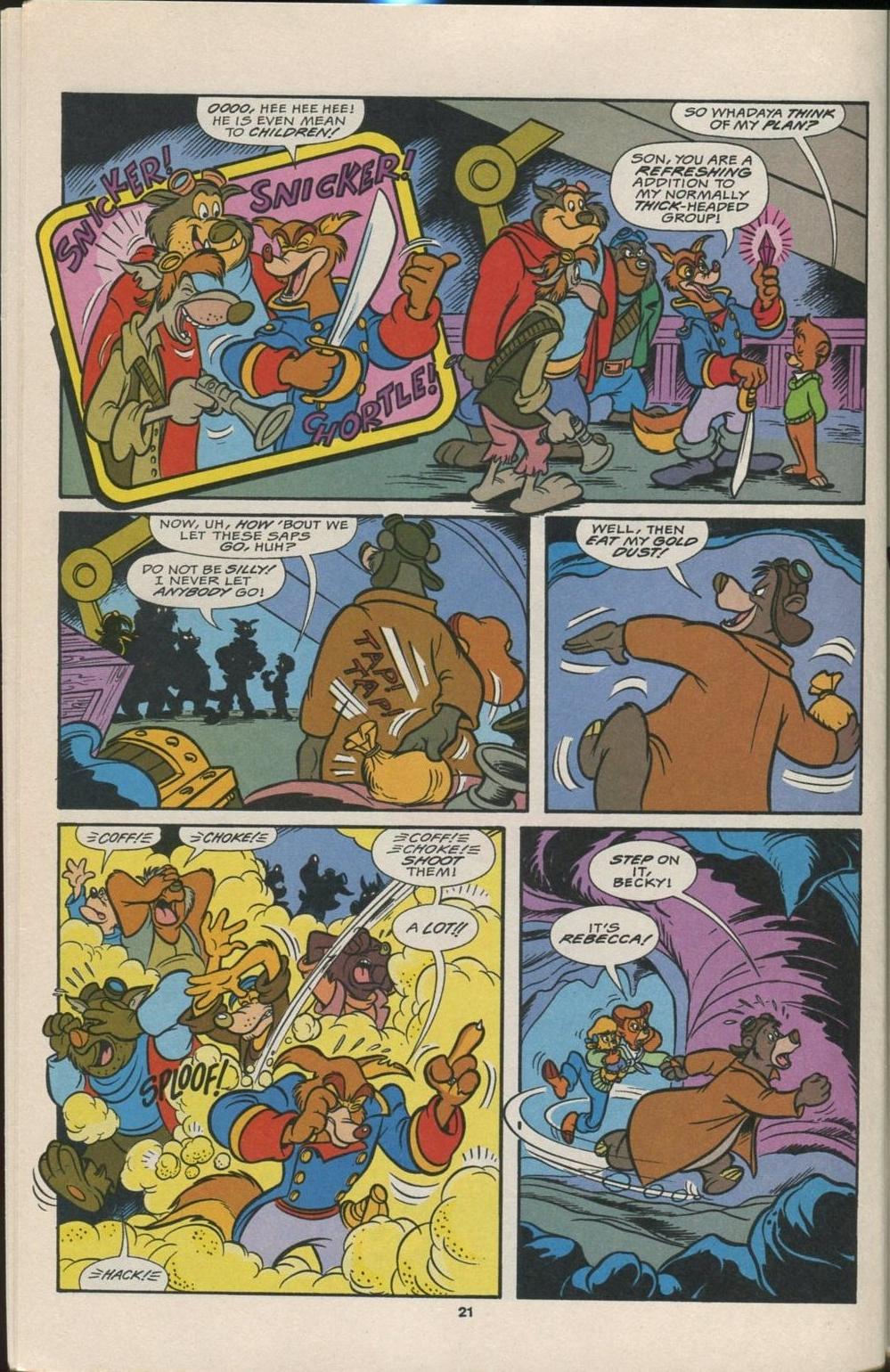 Read online Disney's Tale Spin Limited Series: ''Take Off'' comic -  Issue #3 - 22