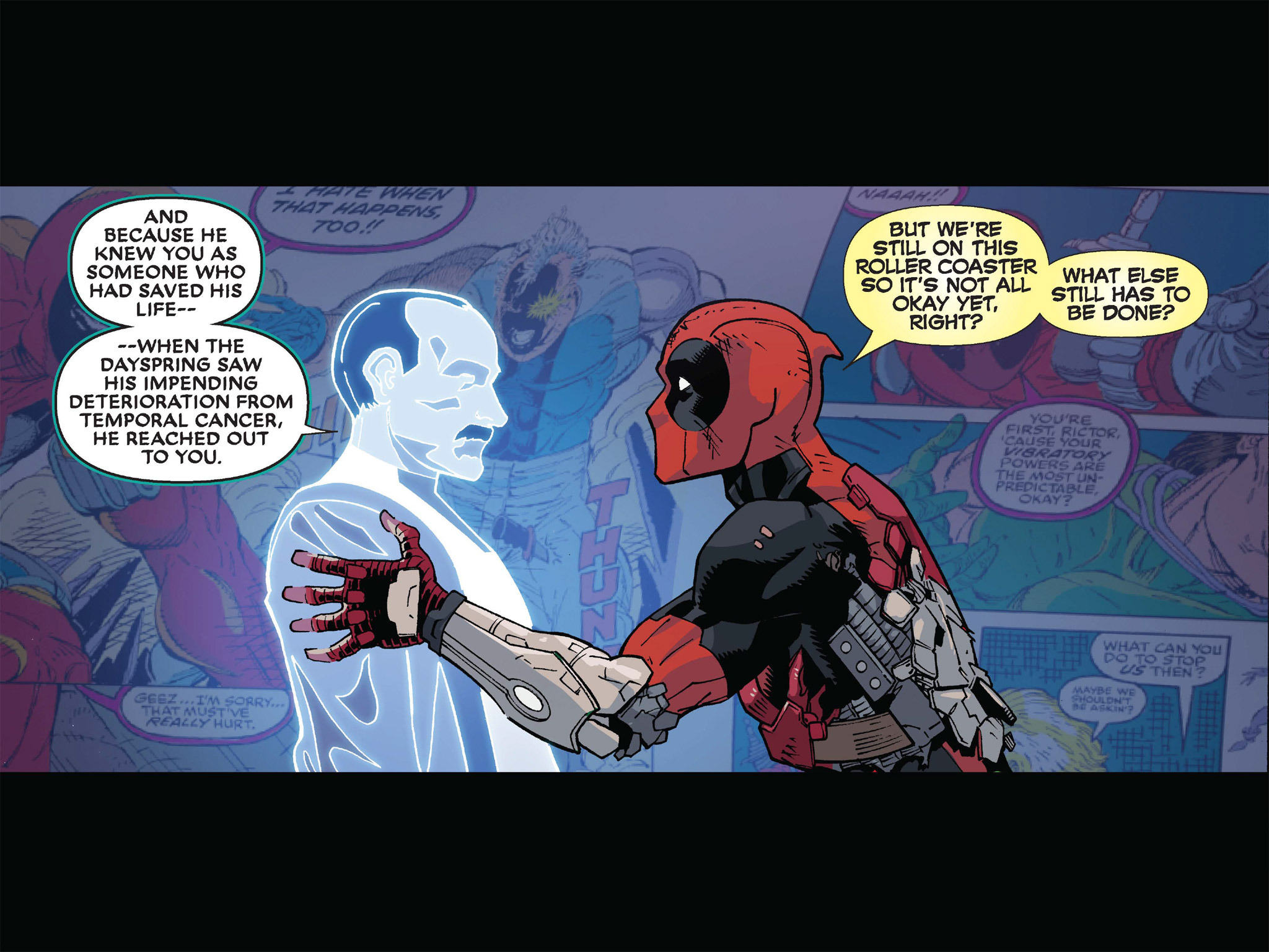 Read online Deadpool & Cable: Split Second Infinite Comic comic -  Issue #5 - 56