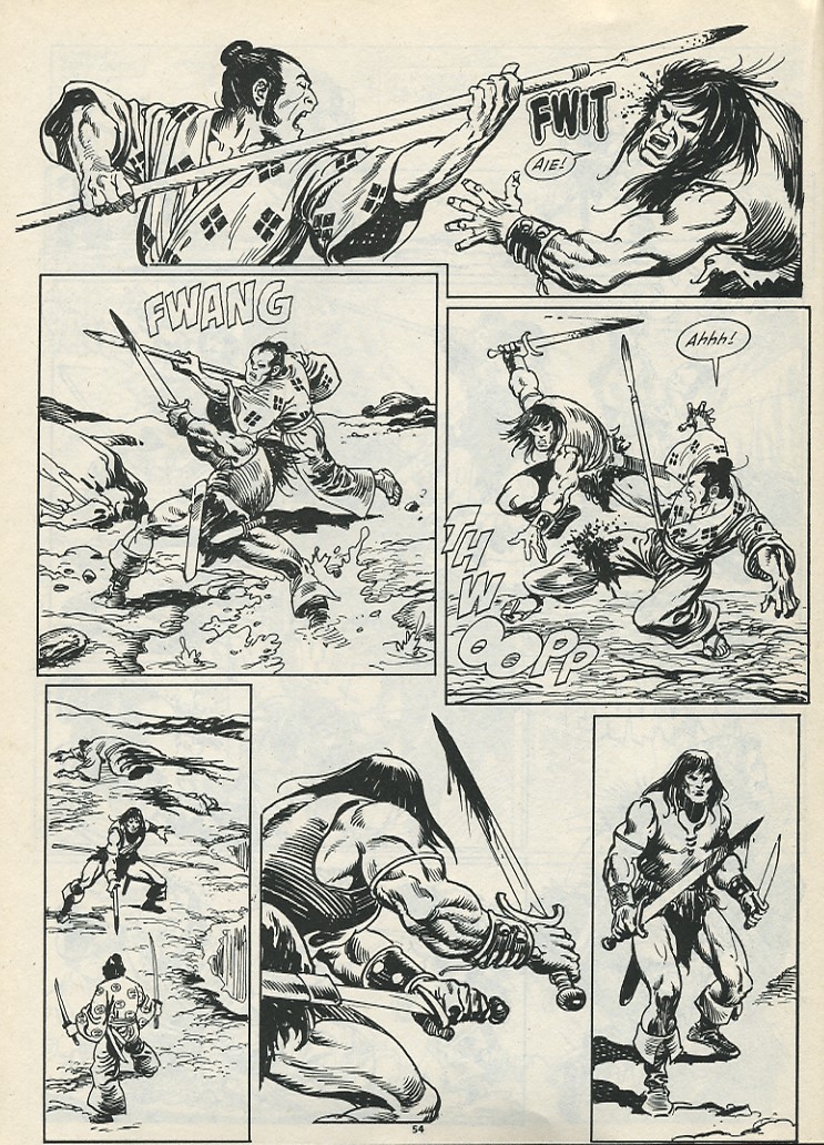 Read online The Savage Sword Of Conan comic -  Issue #184 - 56