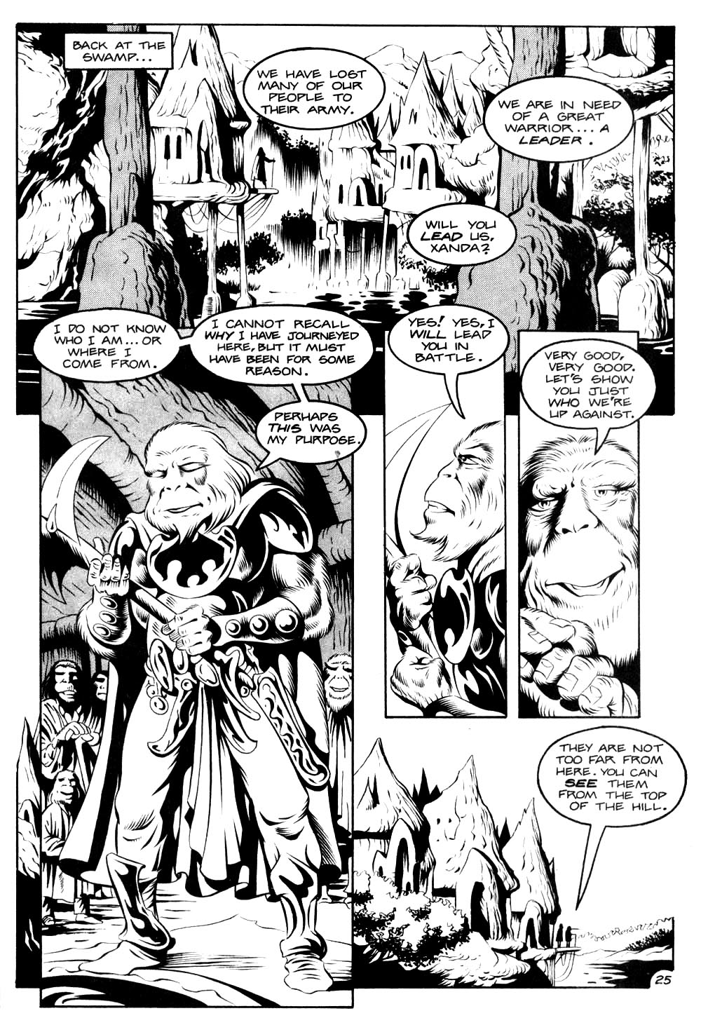 Read online Planet of the Apes (1990) comic -  Issue #9 - 27
