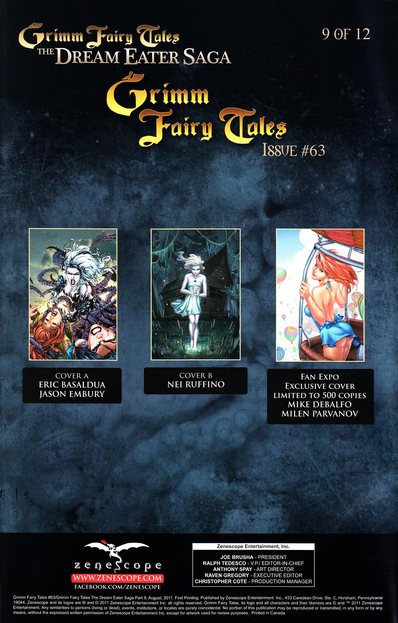 Read online Grimm Fairy Tales: The Dream Eater Saga comic -  Issue #9 - 2