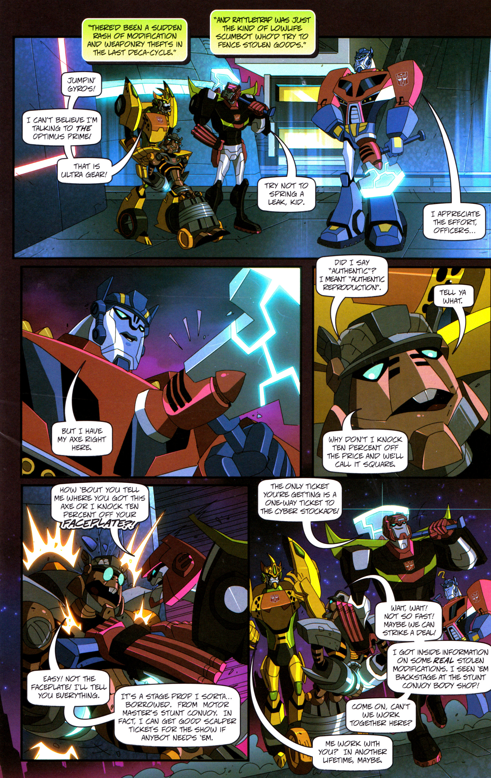 Read online Transformers: Timelines comic -  Issue #6 - 9