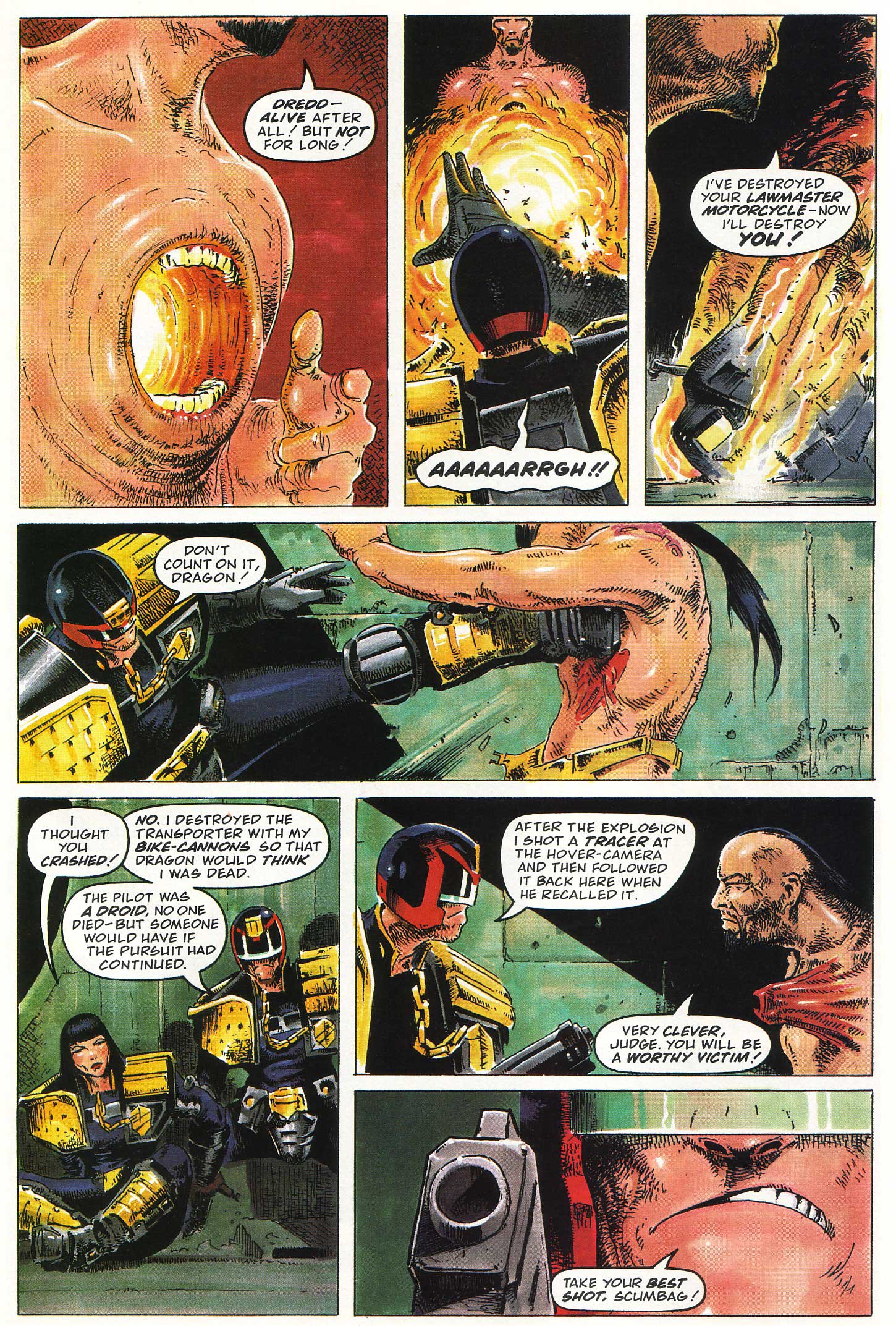 Read online Judge Dredd Lawman of the Future comic -  Issue #4 - 22