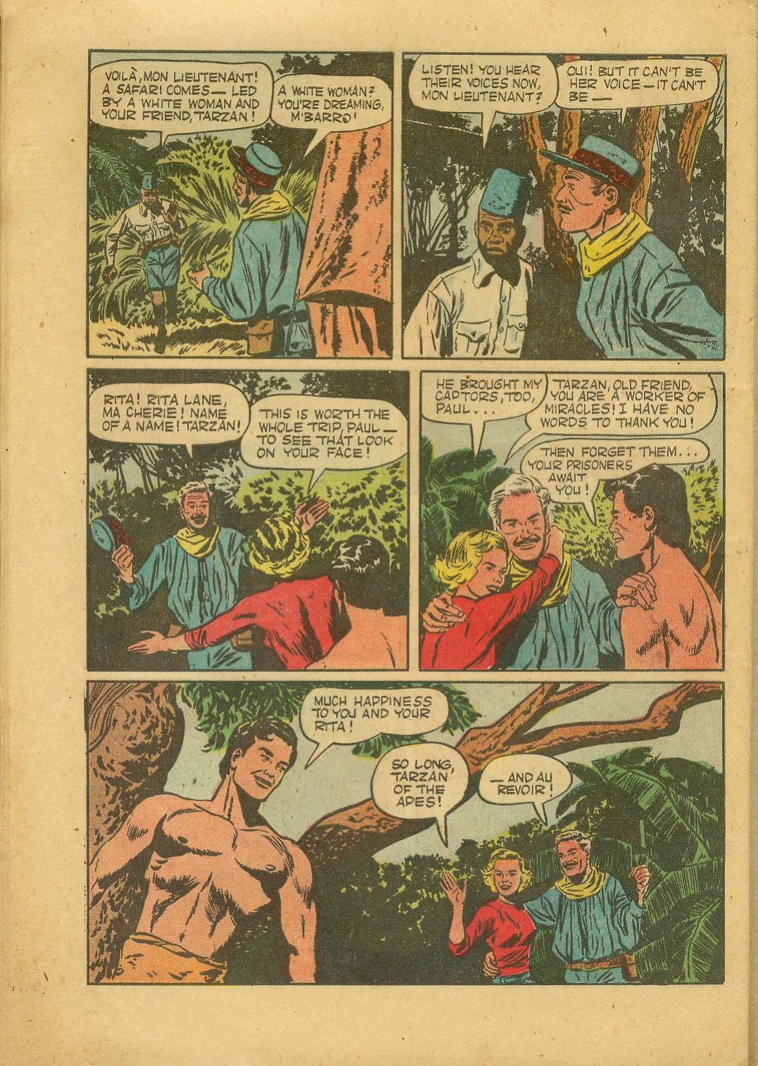 Read online Tarzan (1948) comic -  Issue #17 - 42