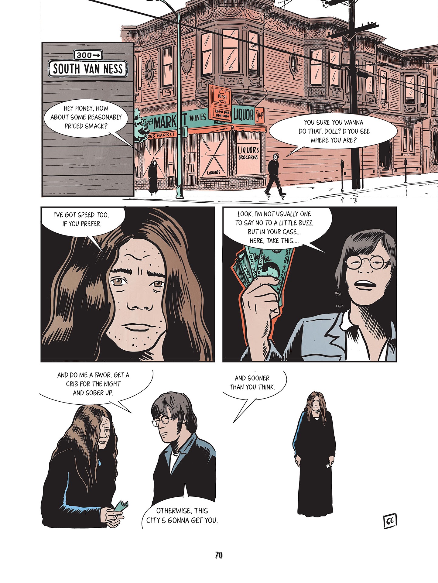 Read online Love Me Please!: The Story of Janis Joplin comic -  Issue # TPB (Part 1) - 70