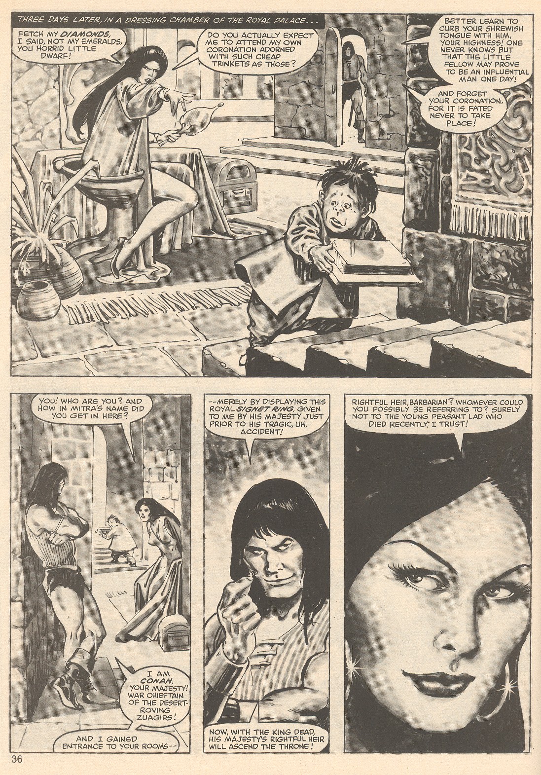 Read online The Savage Sword Of Conan comic -  Issue #76 - 36
