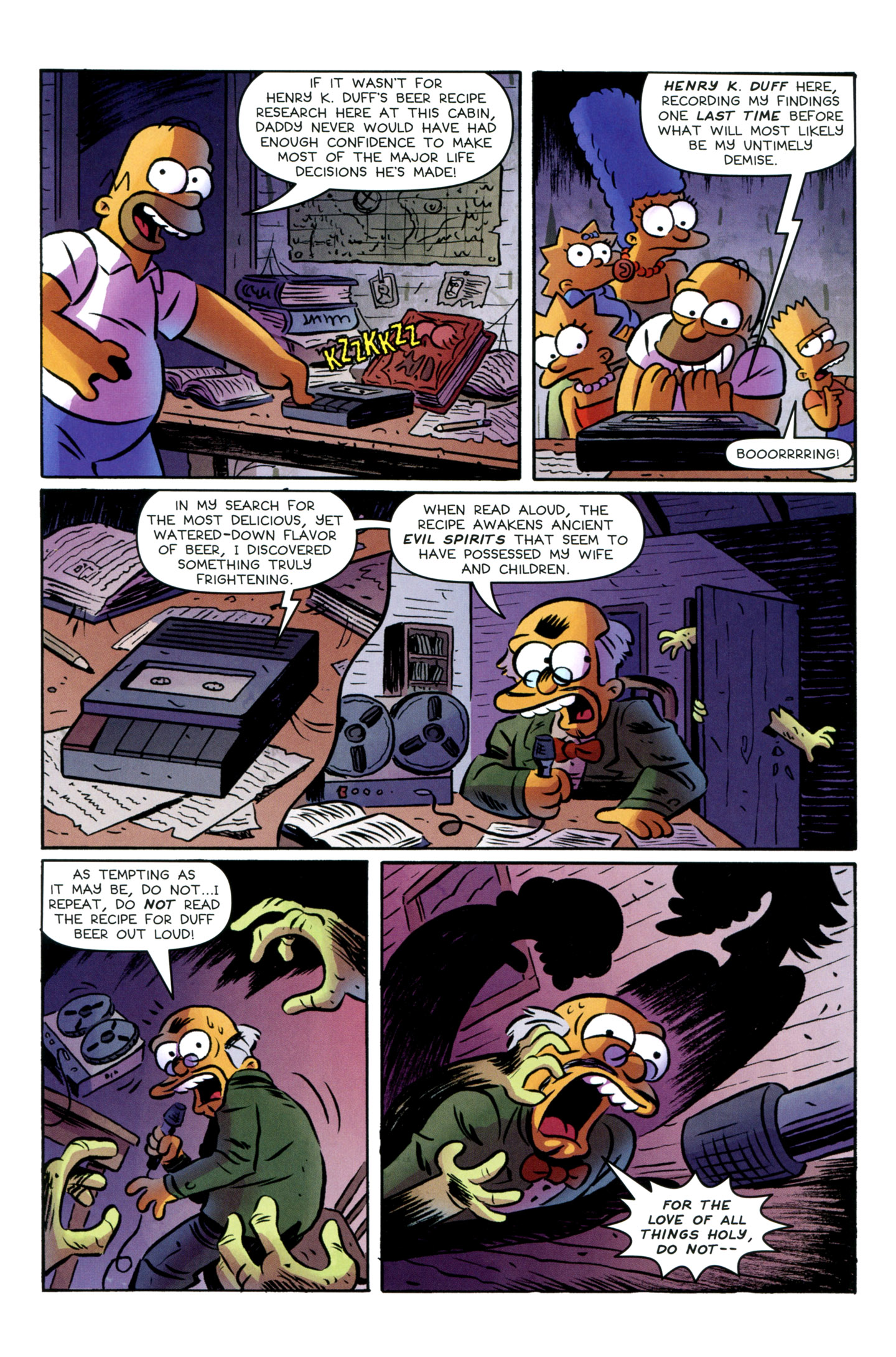 Read online Treehouse of Horror comic -  Issue #18 - 6
